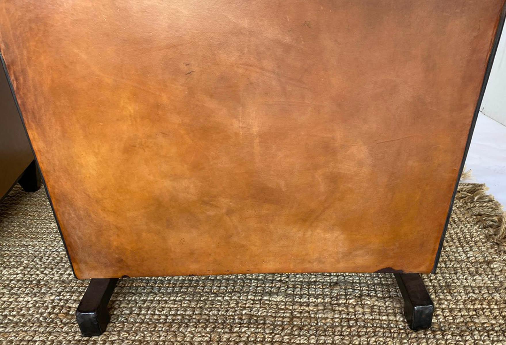 Paire de fauteuils en cuir Bart van Bekhoven 6