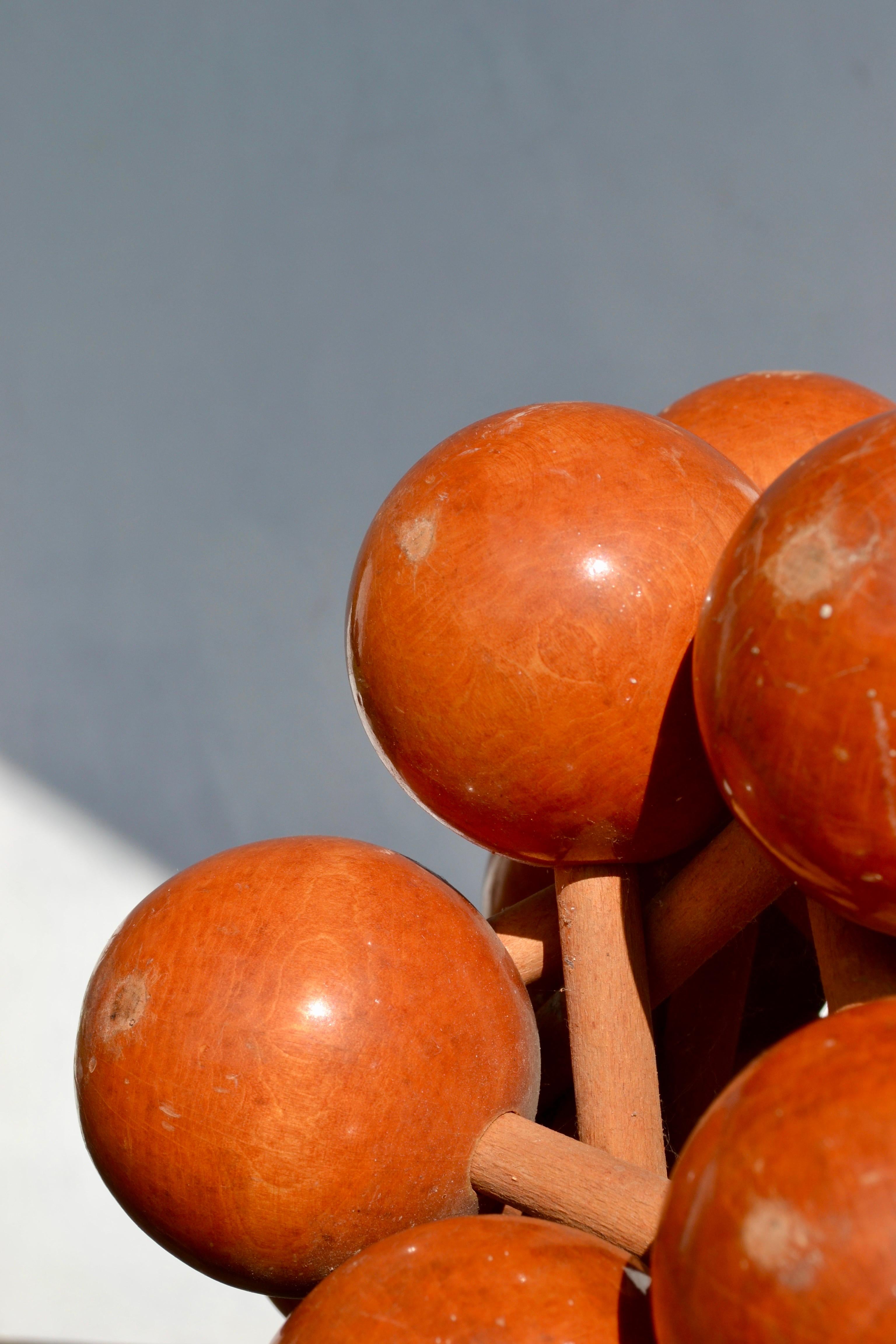 Coppia di rare sculture puzzle geometriche in Wood - Francia - anni '70 In condizioni buone in vendita a SOTTEVILLE-LÈS-ROUEN, FR