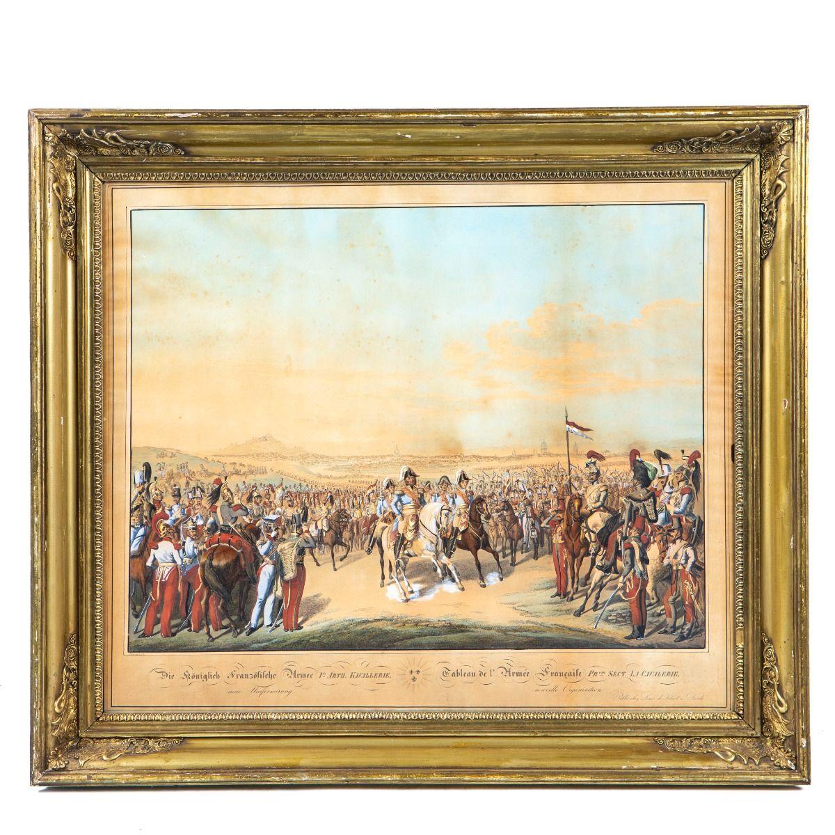 Paar seltener handkolorierter Kupferstiche 