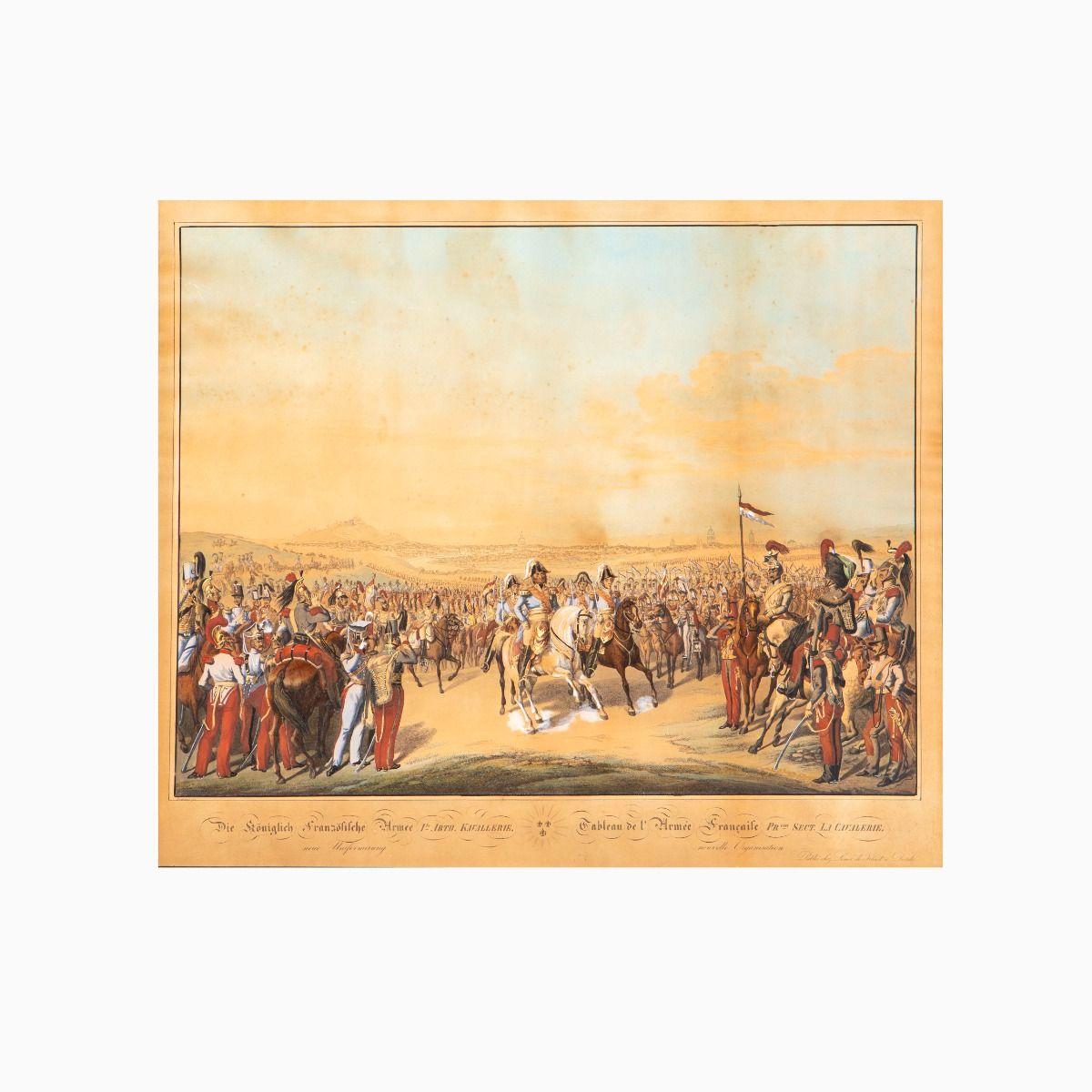 Paar seltener handkolorierter Kupferstiche 