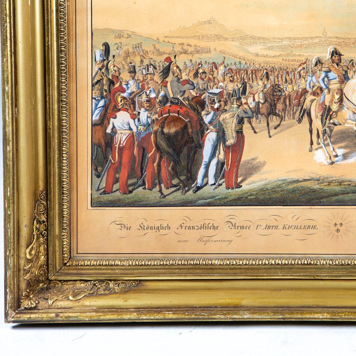 Paar seltener handkolorierter Kupferstiche 