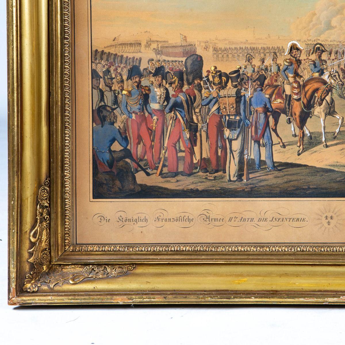 Paar seltener handkolorierter Kupferstiche 