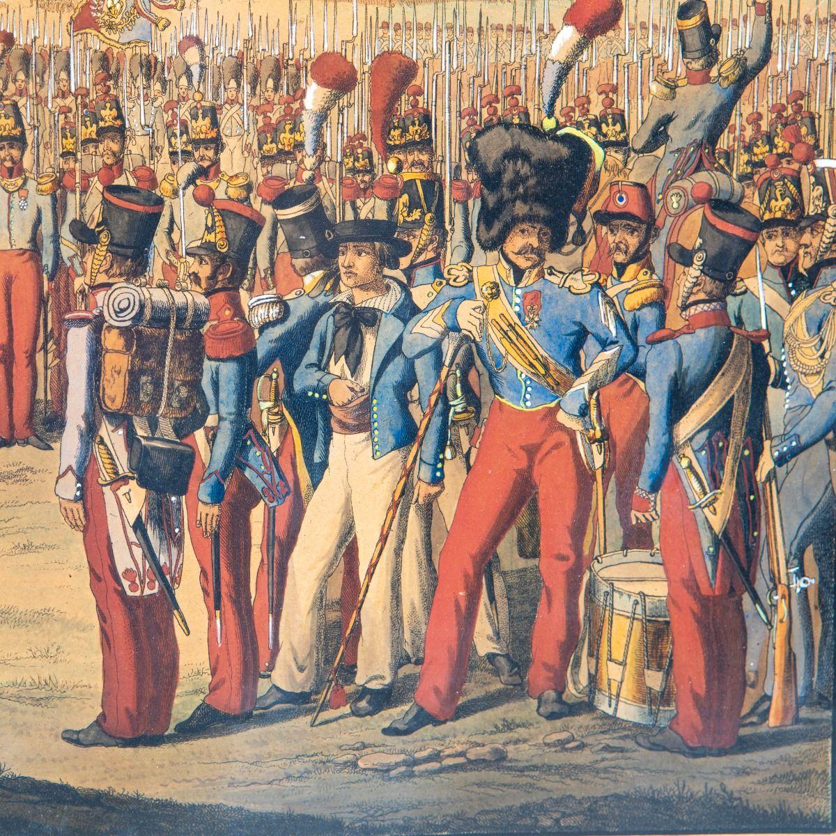 Paar seltener handkolorierter Kupferstiche 