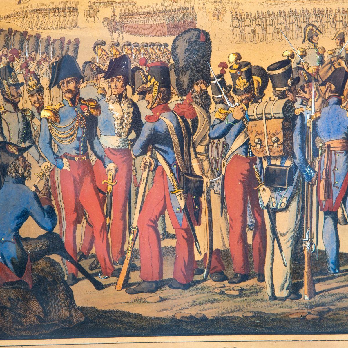 Paar seltener handkolorierter Kupferstiche 