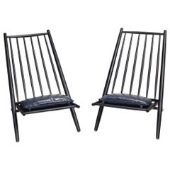 Pair of Rare Ilmari Tapiovaara Congo Lounge Chairs