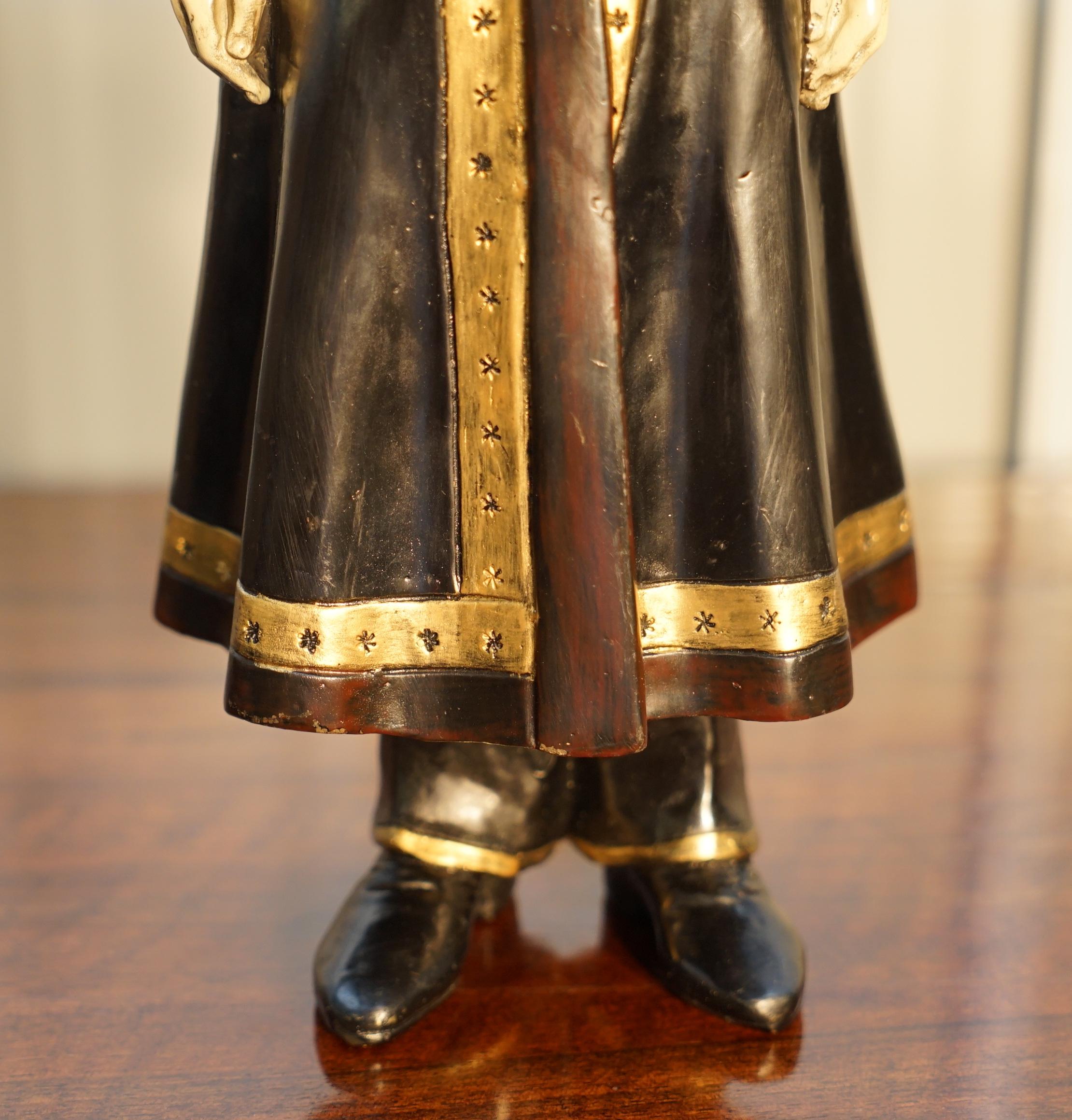 Pair of Rare Important Statues Signed Faberge 1912 Russian Kamer Kazak Bodyguard For Sale 8