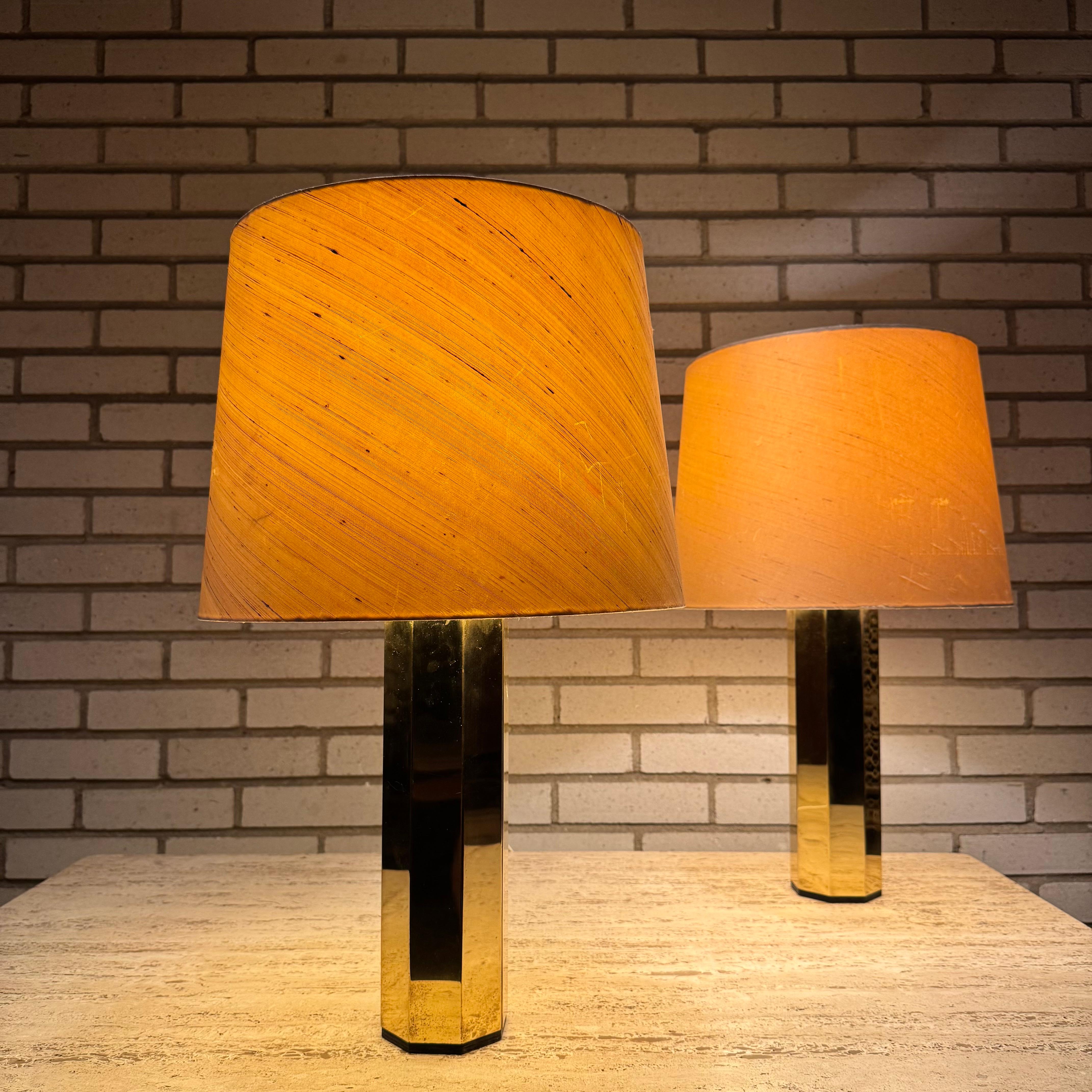 Swedish Pair of rare lamps by Hans-Agne Jakobsson by Markaryd Sweden For Sale