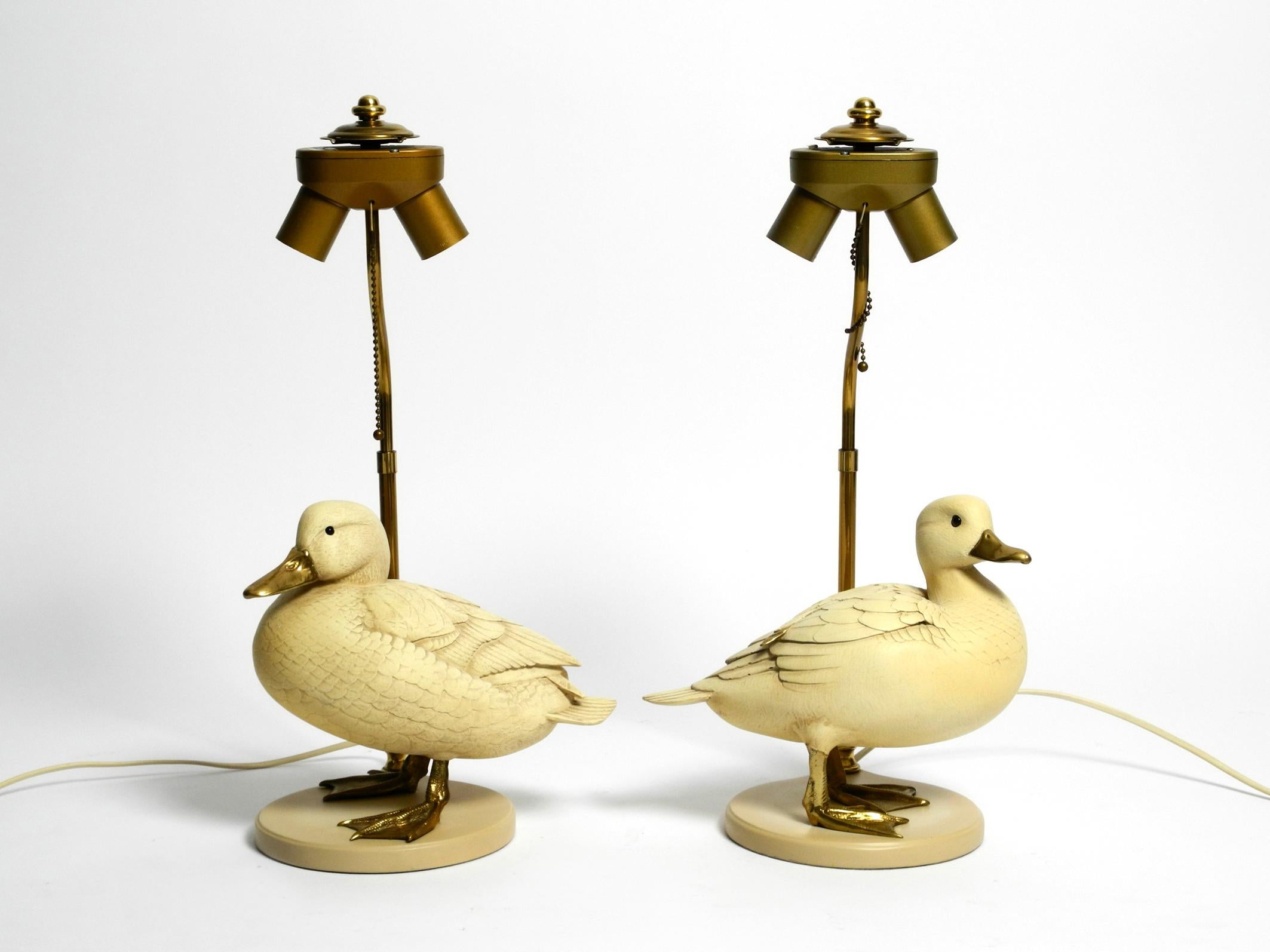 gold duck lamp