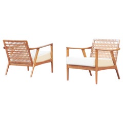 Pair of Rare Lounge Chairs by Knoll Ant., Germany 1960s