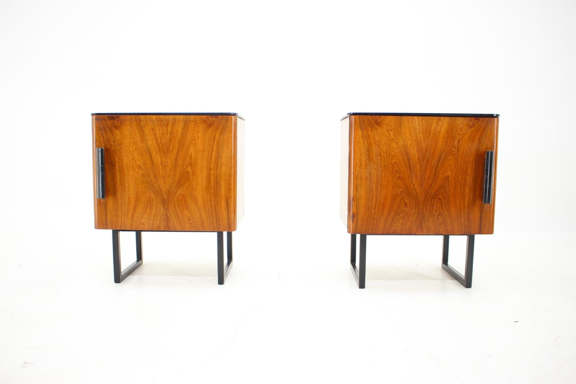 Pair of Rare Mid Century Bedside Tables, 1960s 2