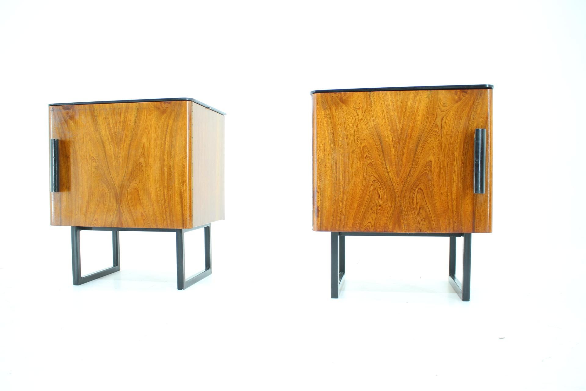 Pair of Rare Mid Century Bedside Tables, 1960s 3