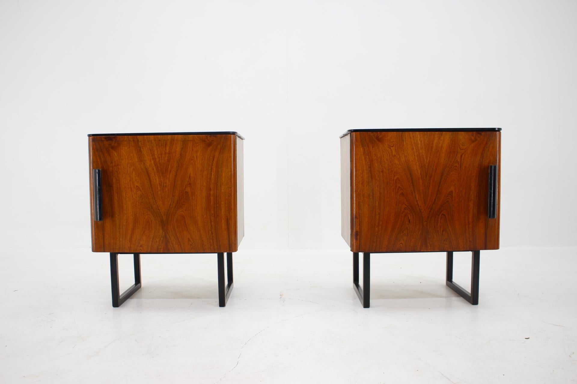 Pair of Rare Mid Century Bedside Tables, 1960s 5