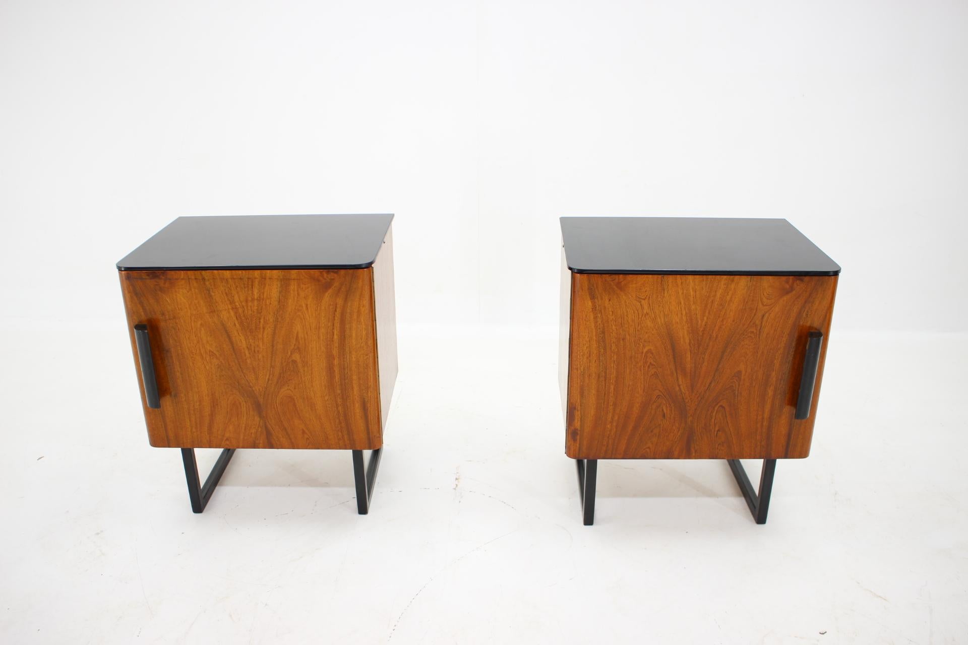 Pair of Rare Mid Century Bedside Tables, 1960s 6