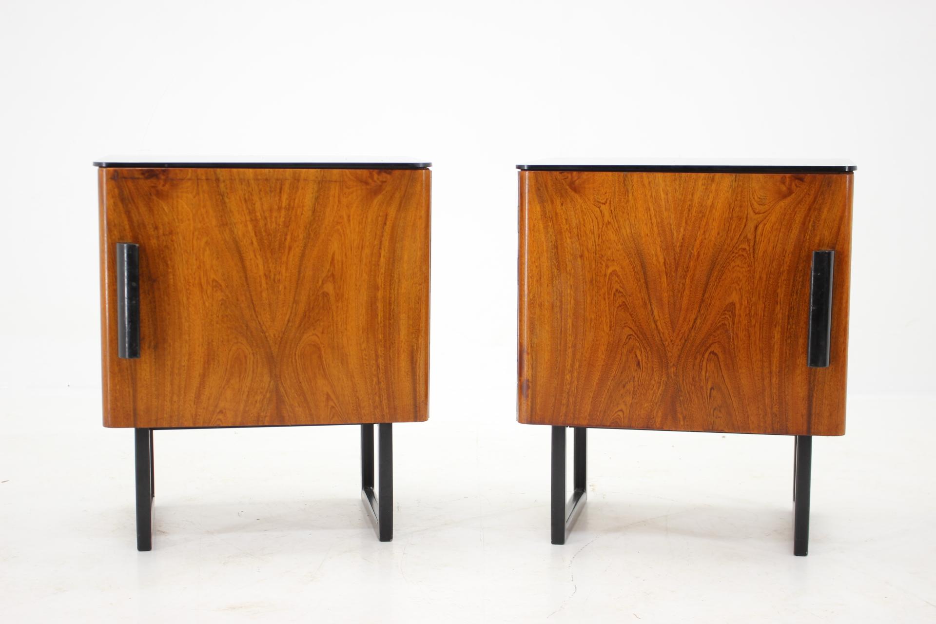 Pair of Rare Mid Century Bedside Tables, 1960s 10