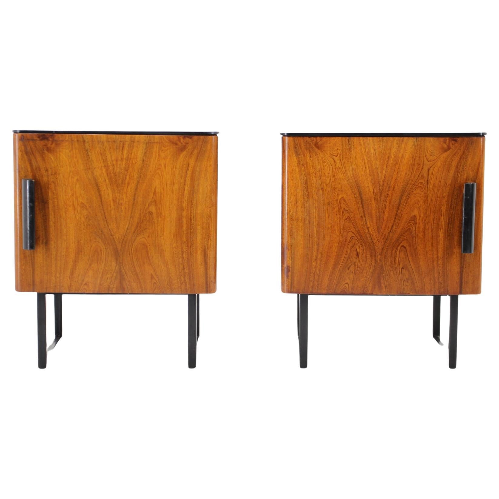 Pair of Rare Mid Century Bedside Tables, 1960s