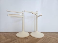 Paire de porte-serviettes rares du Midcentury, Space AGE, Italie, années 1970