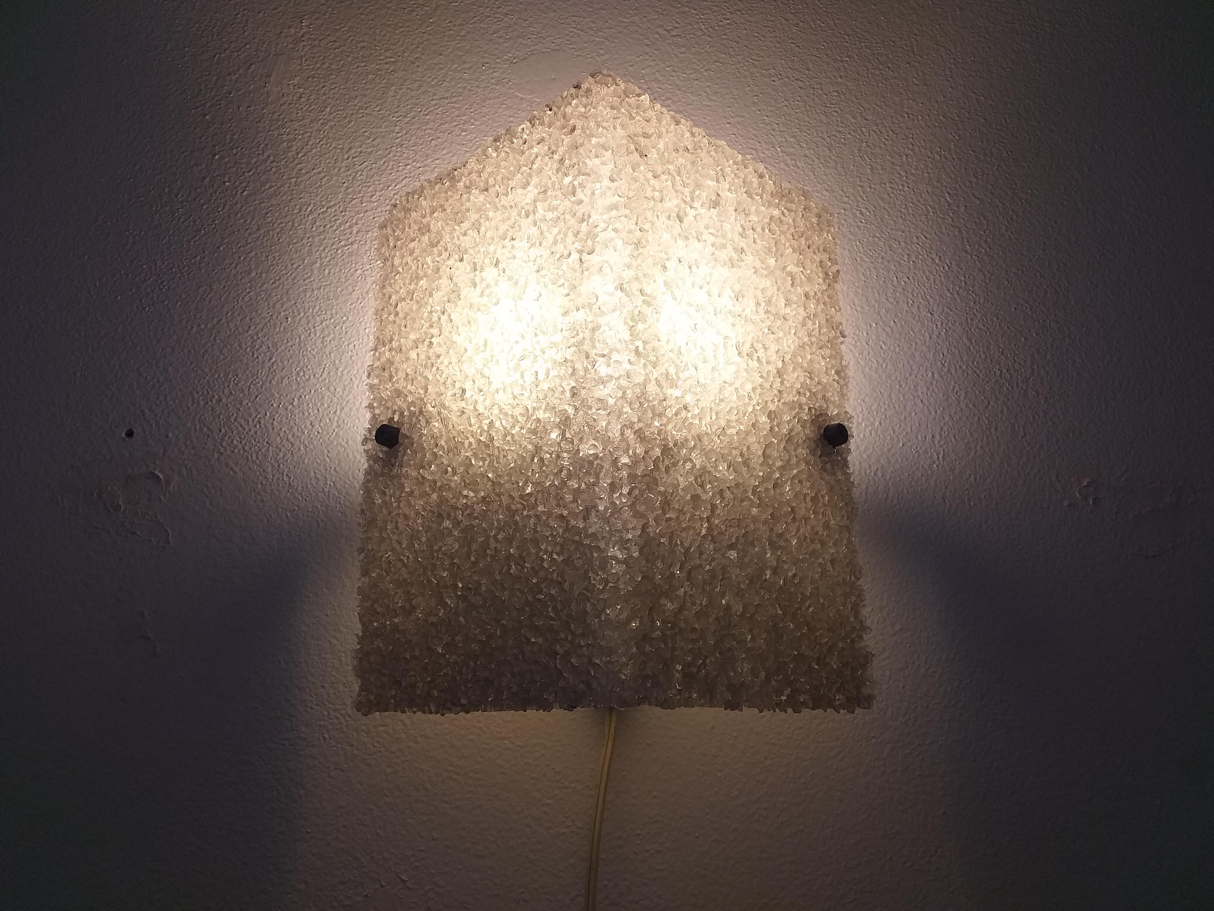 Pair of Rare Midcentury Wall Lamp, 1970s For Sale 3