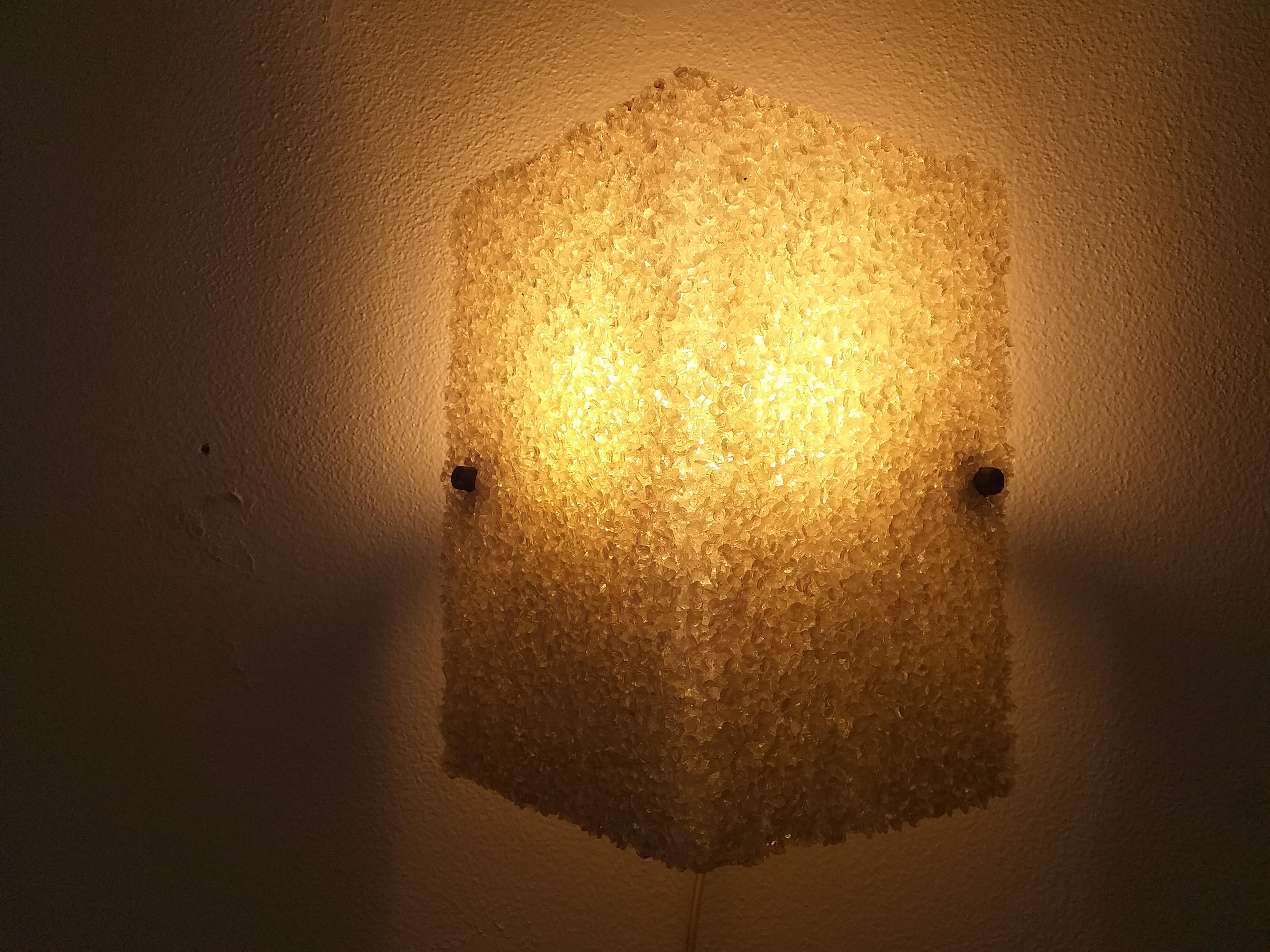 Pair of Rare Midcentury Wall Lamp, 1970s For Sale 7