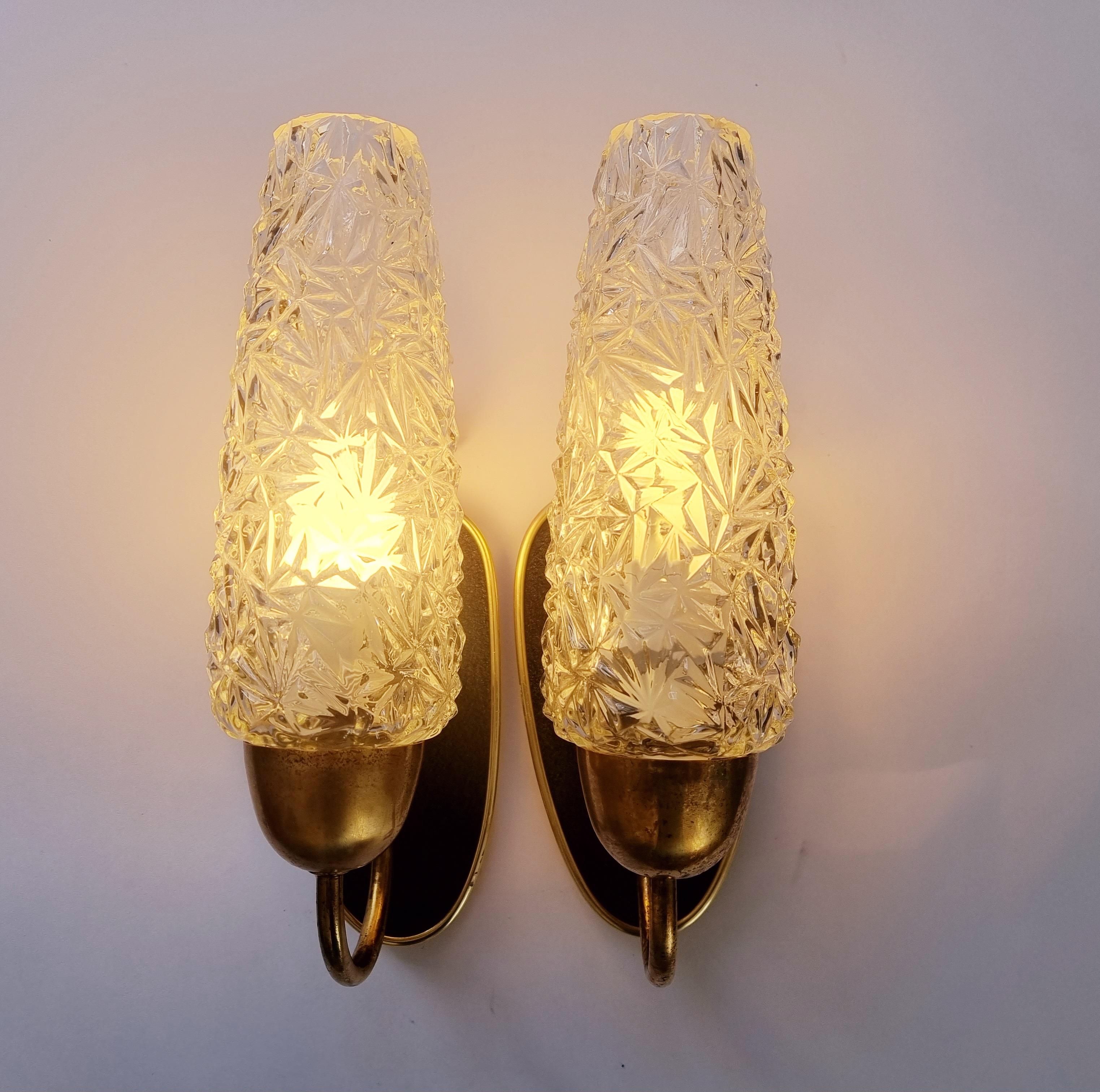Pair of Rare Midcentury Wall Lamps, Germany, 1960s For Sale 8