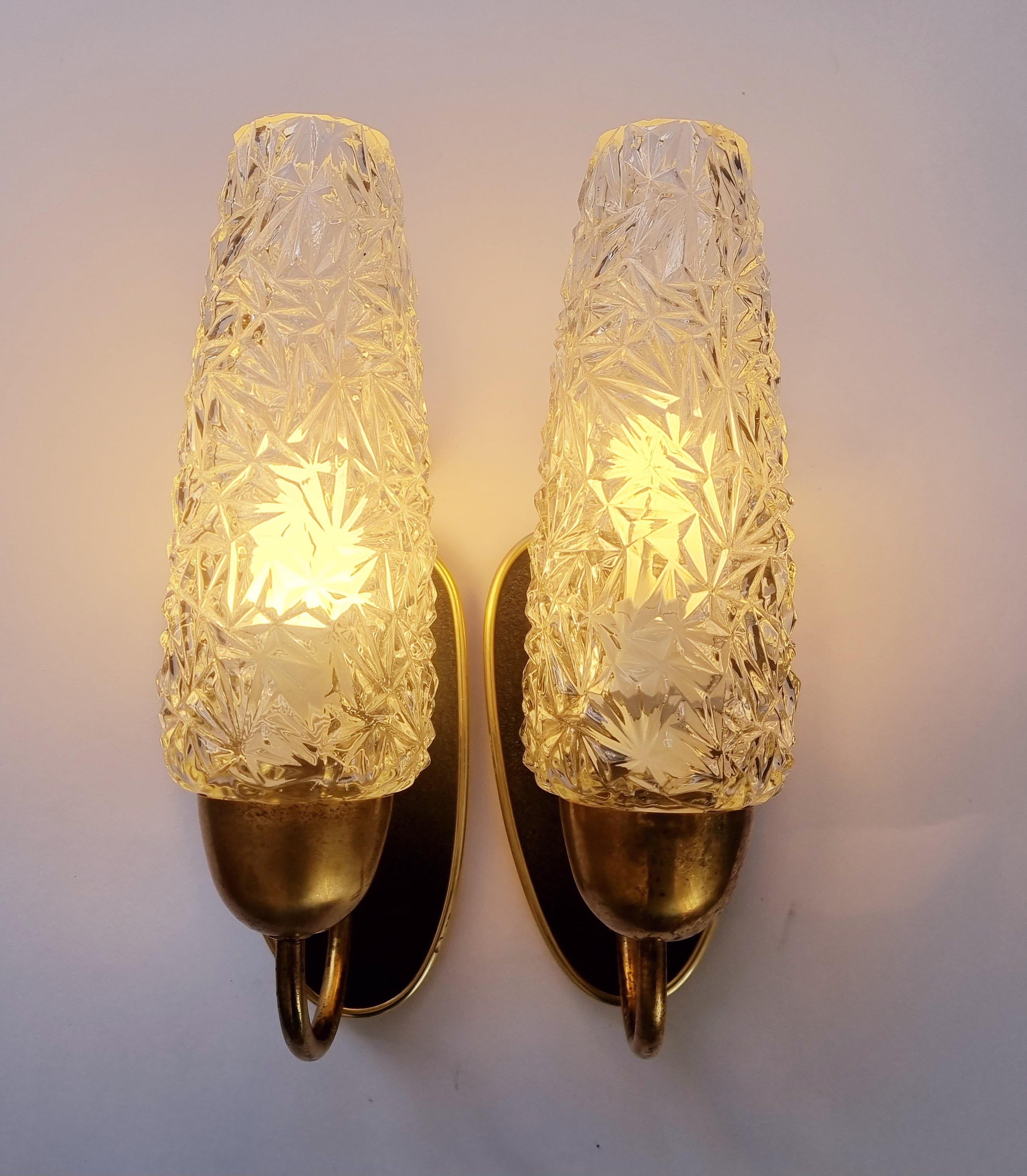 Pair of Rare Midcentury Wall Lamps, Germany, 1960s For Sale 9