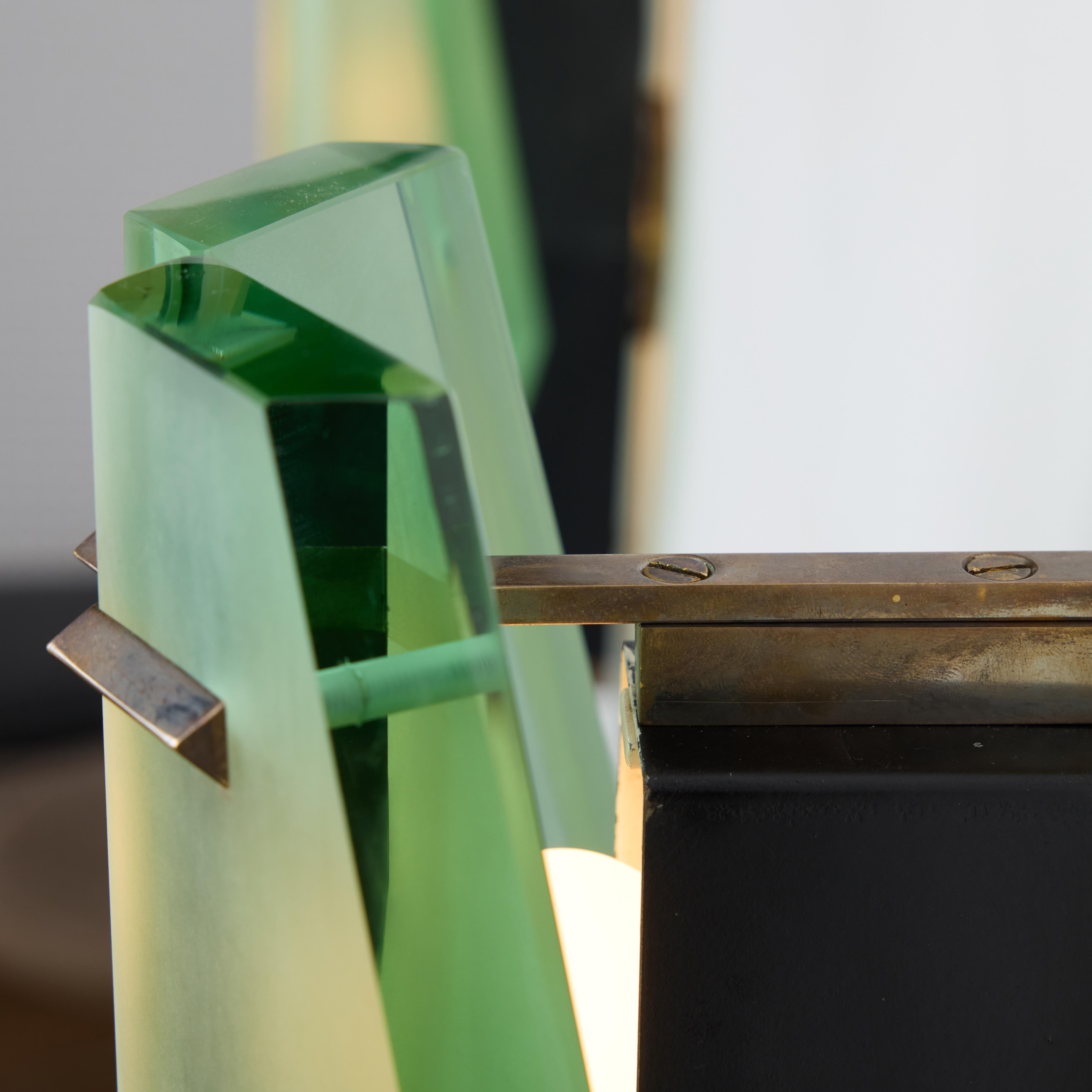 Paar seltene Wandleuchter Model No. 1943 von Max Ingrand für Fontana Arte im Angebot 1