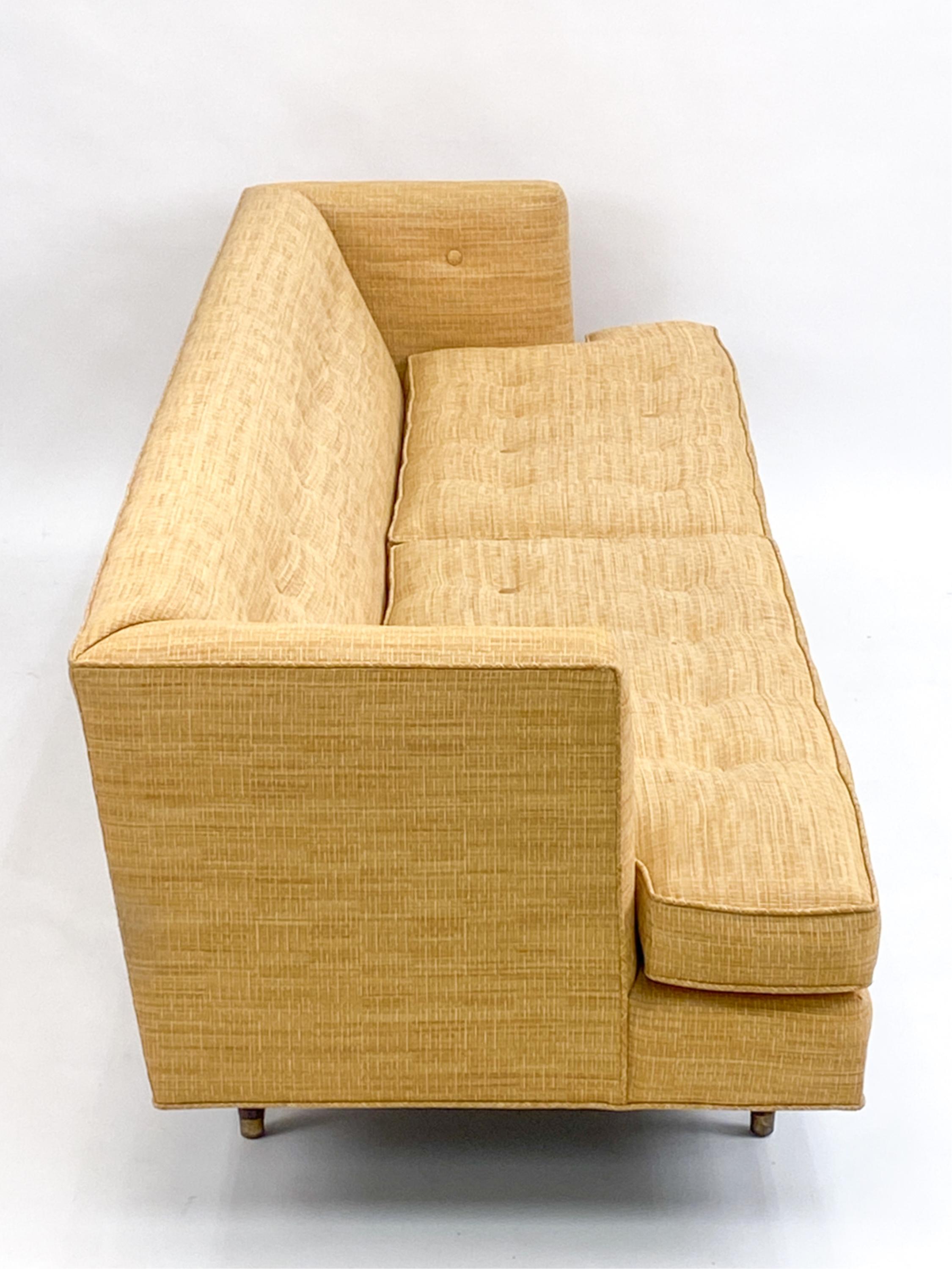 Pair of Rare Model #4907 Sofas by Edward Wormley for Dunbar, Circa 1950's For Sale 3