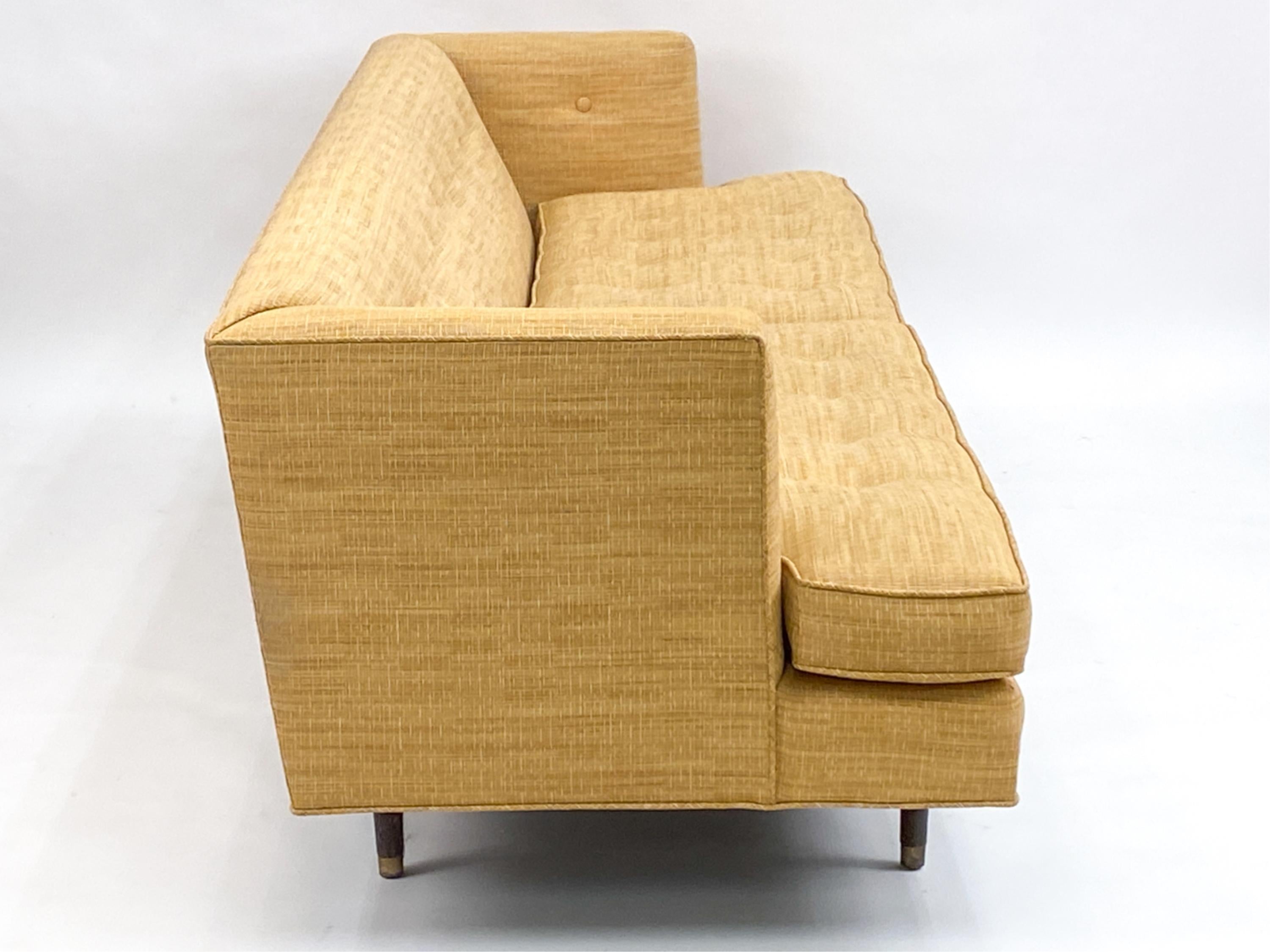 Pair of Rare Model #4907 Sofas by Edward Wormley for Dunbar, Circa 1950's For Sale 4