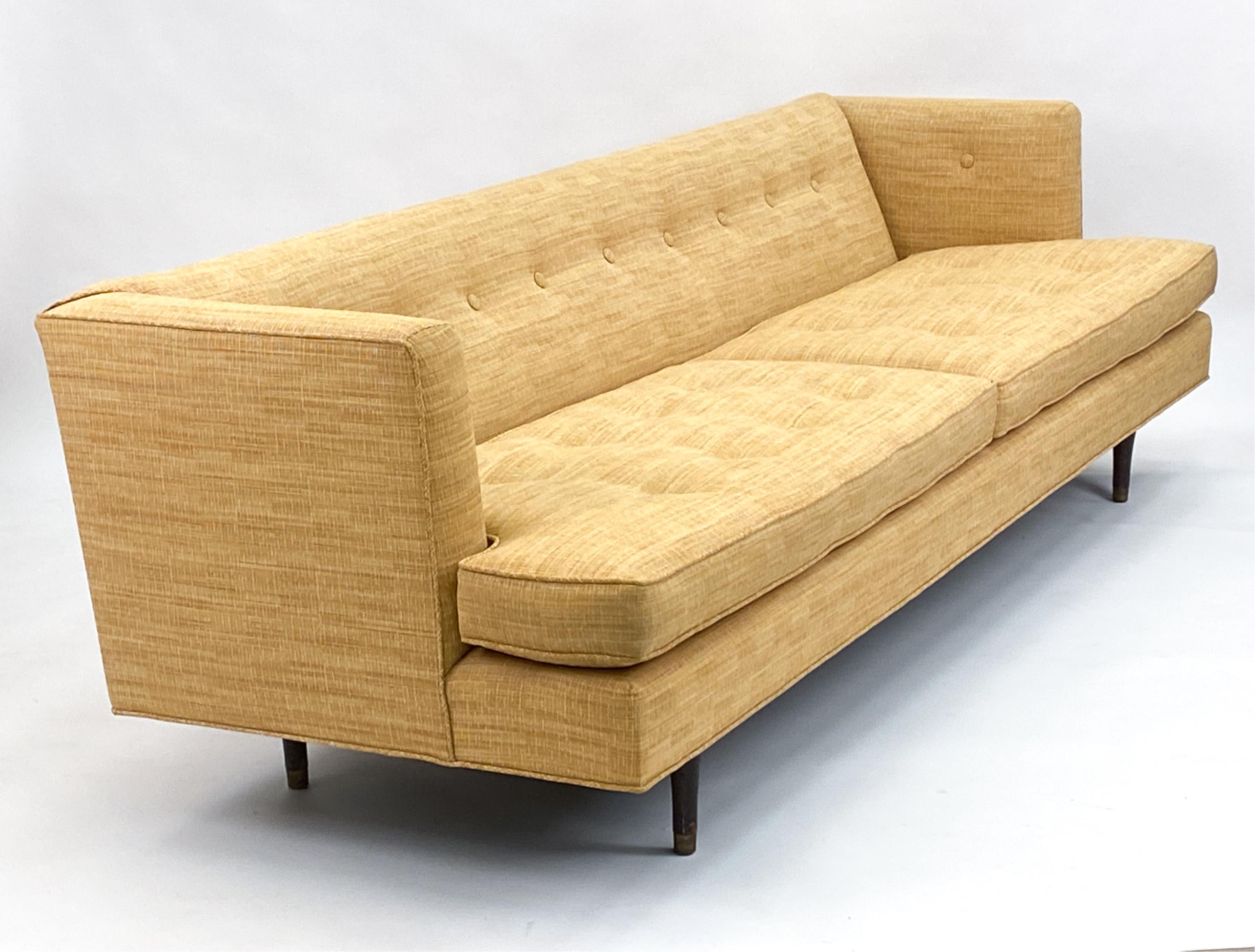 Pair of Rare Model #4907 Sofas by Edward Wormley for Dunbar, Circa 1950's For Sale 6