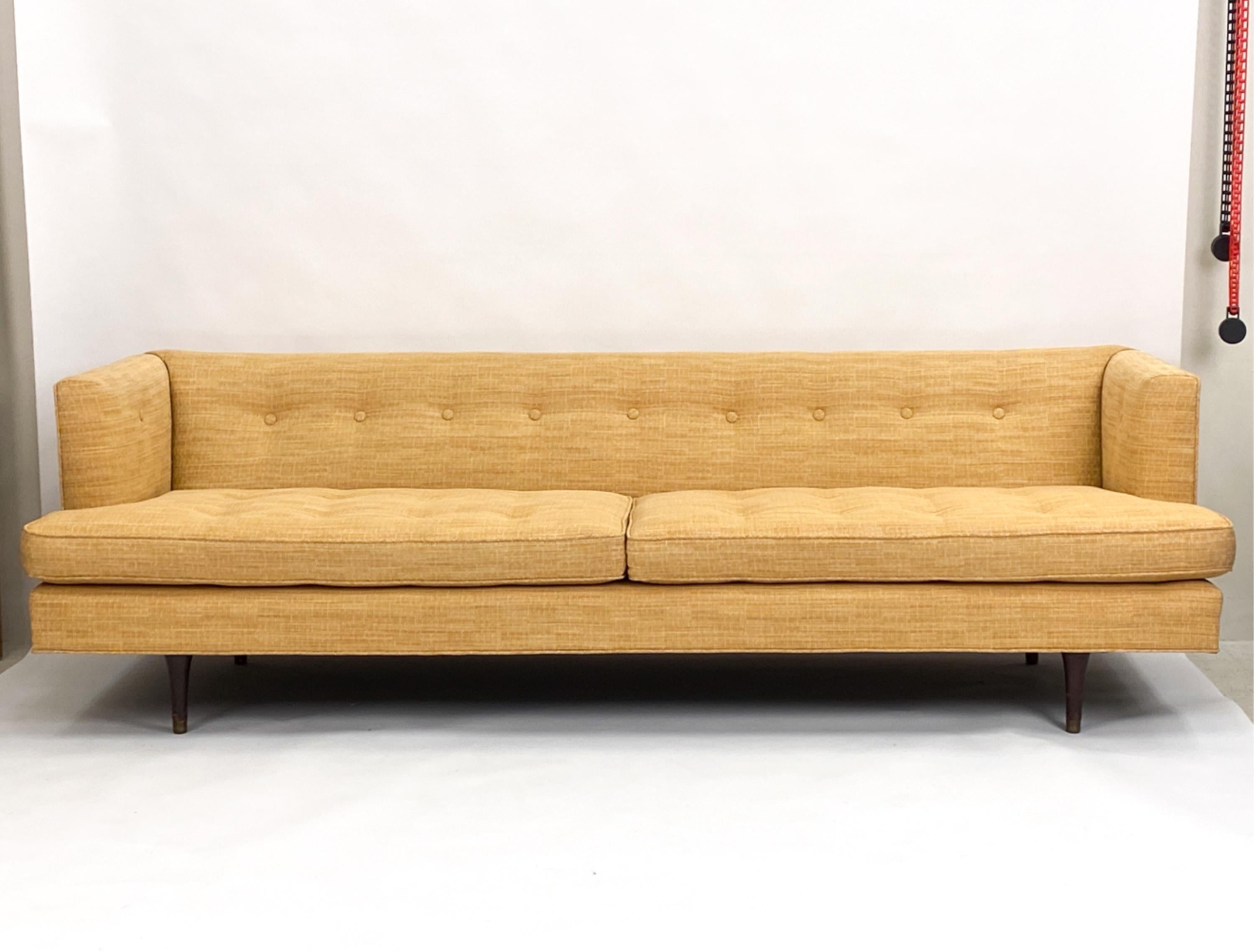 Pair of Rare Model #4907 Sofas by Edward Wormley for Dunbar, Circa 1950's For Sale 8