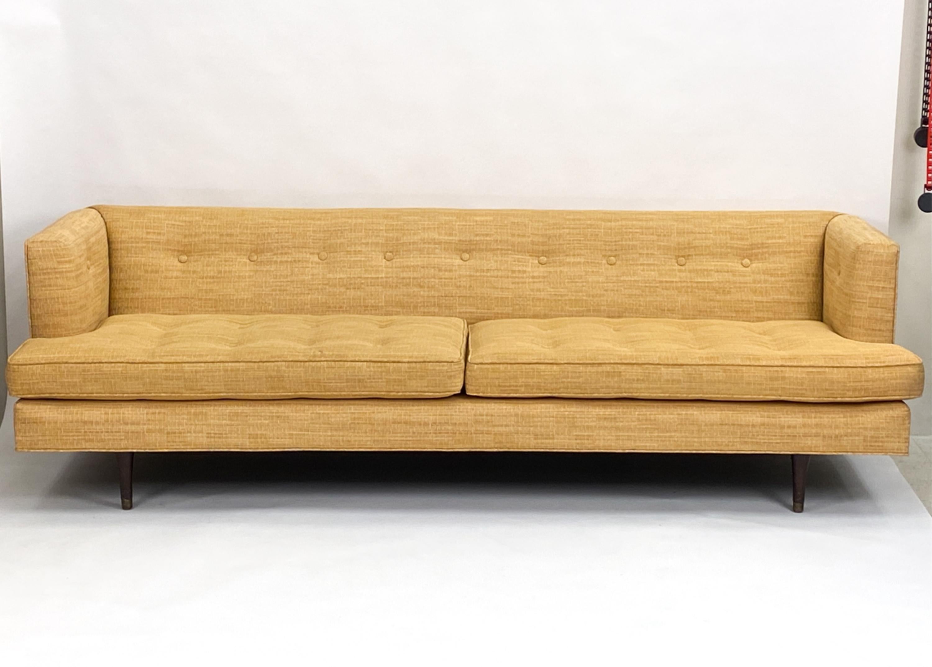 Mid-Century Modern Pair of Rare Model #4907 Sofas by Edward Wormley for Dunbar, Circa 1950's For Sale
