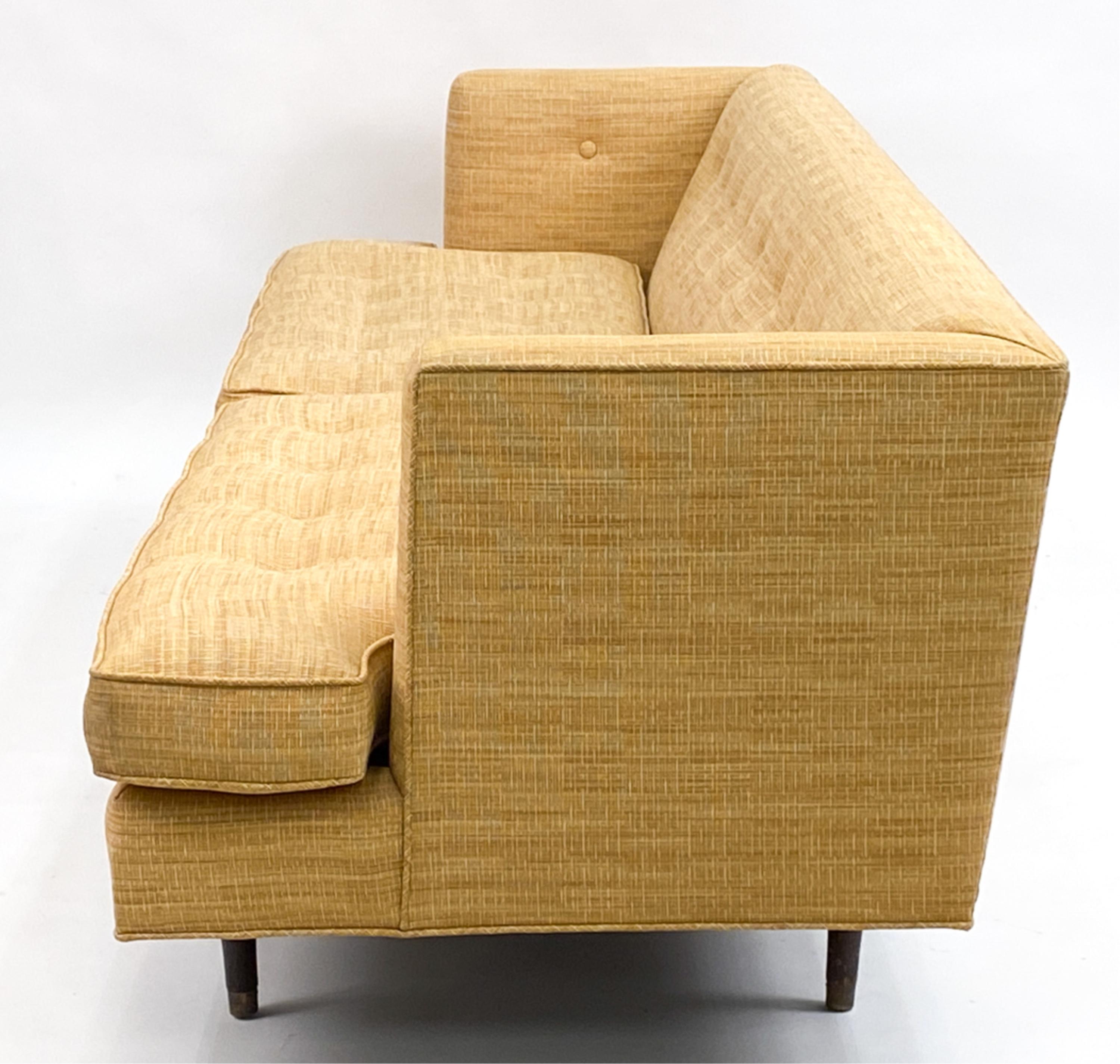 Pair of Rare Model #4907 Sofas by Edward Wormley for Dunbar, Circa 1950's For Sale 1