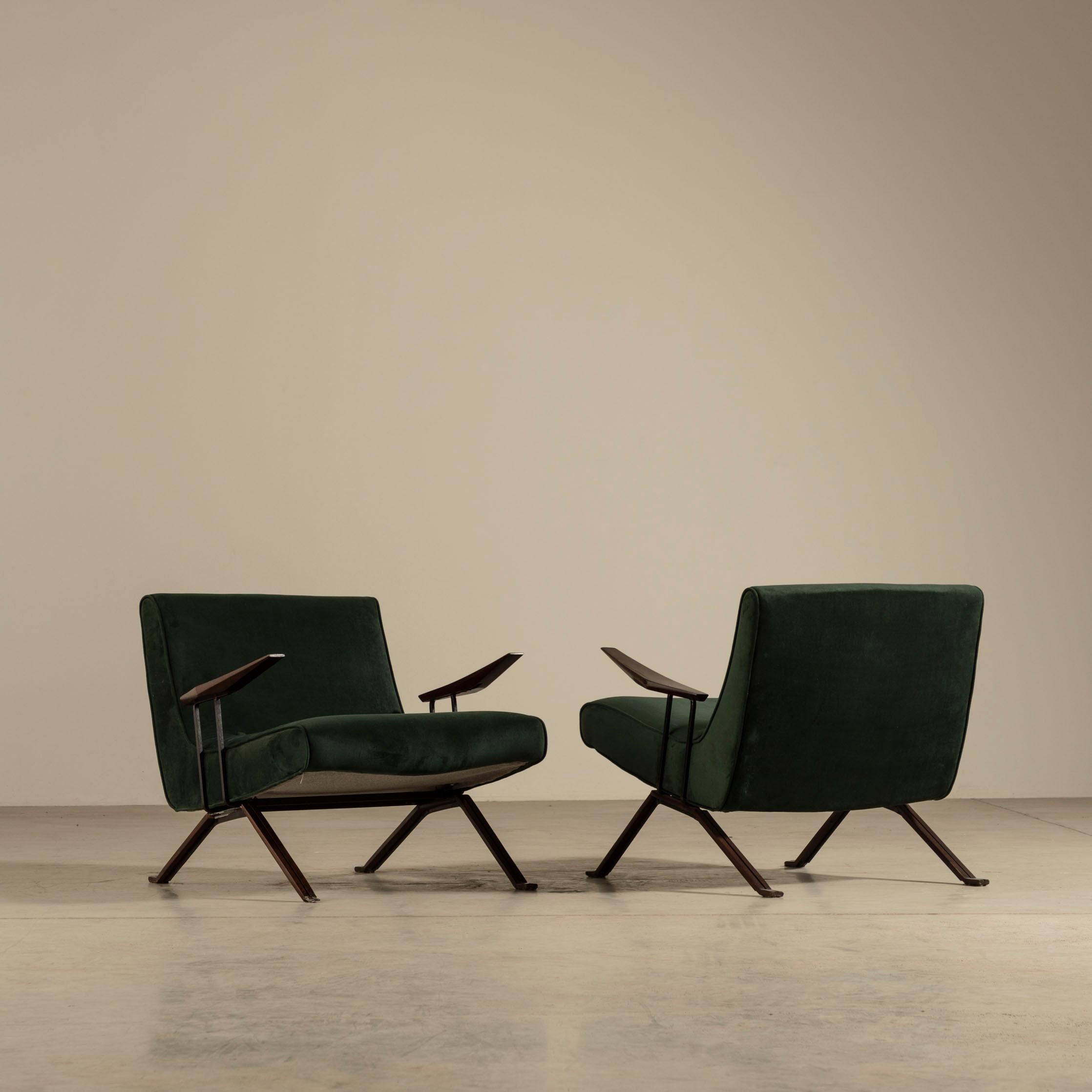 Paire de rares fauteuilsMP-01 de Percival Lafer, style mi-siècle moderne brésilien en vente 3