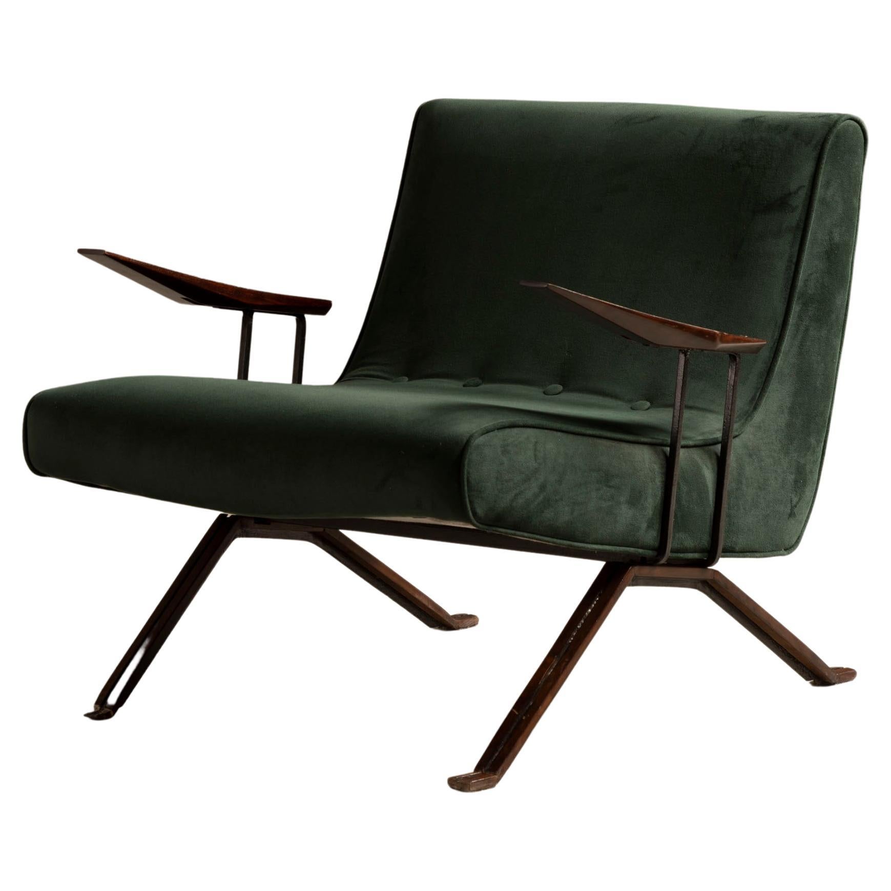 Paire de rares fauteuilsMP-01 de Percival Lafer, style mi-siècle moderne brésilien