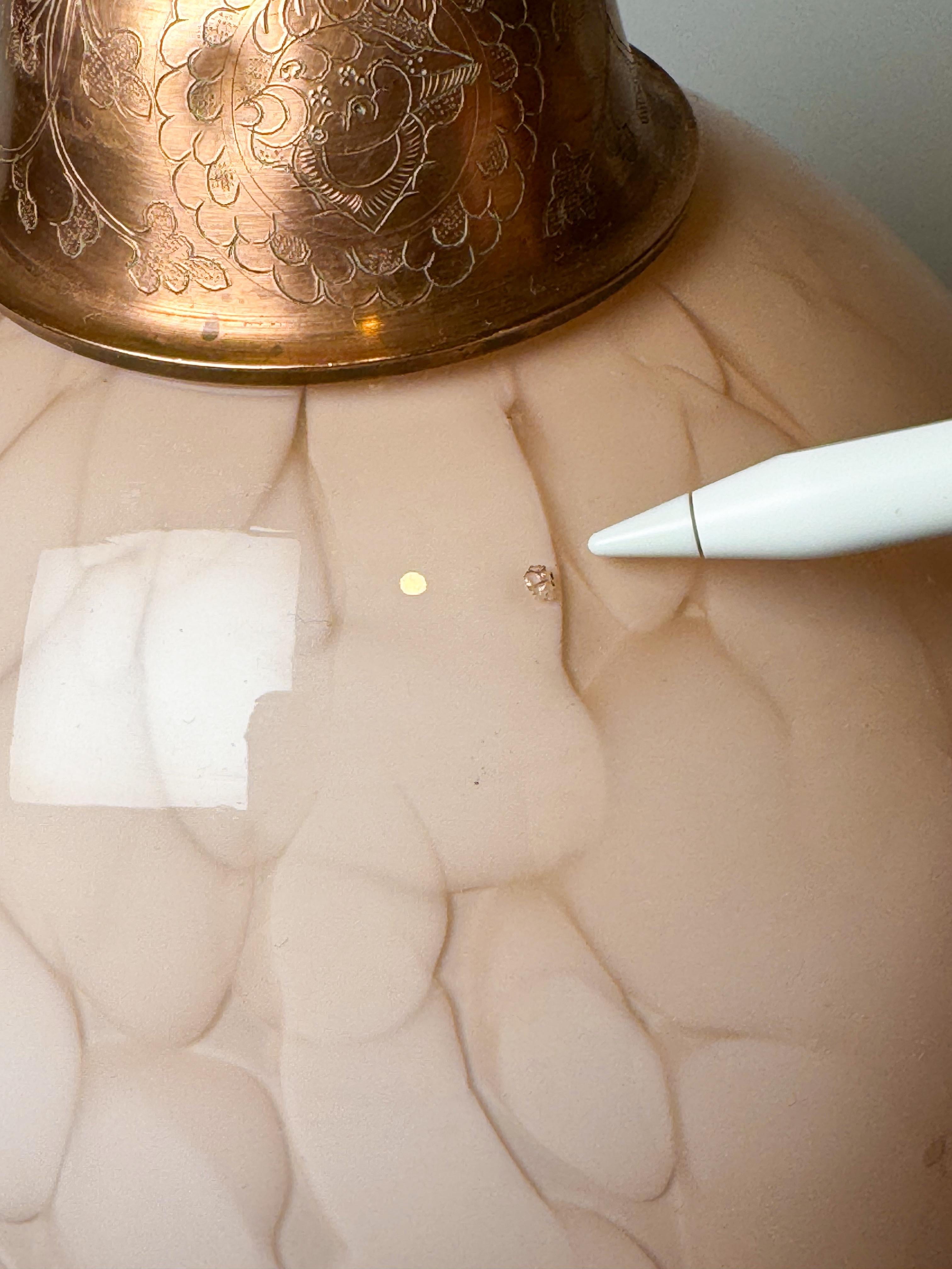 Pair of Rare Murano “Pink Clouds” Mushroom Lamps  Art Nouveau Italy 1970s For Sale 10