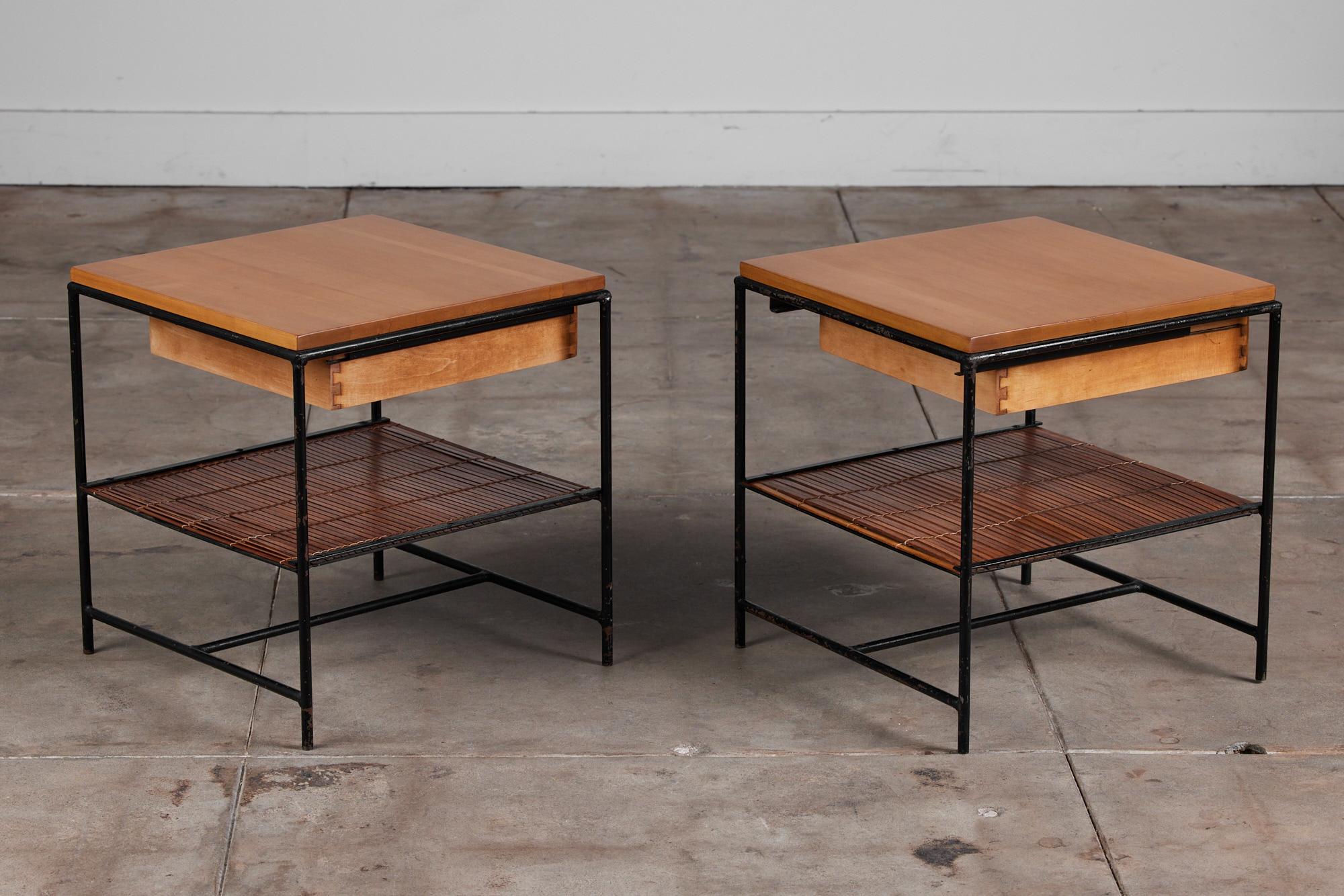 Pair of Rare Paul McCobb Nightstands In Excellent Condition In Los Angeles, CA