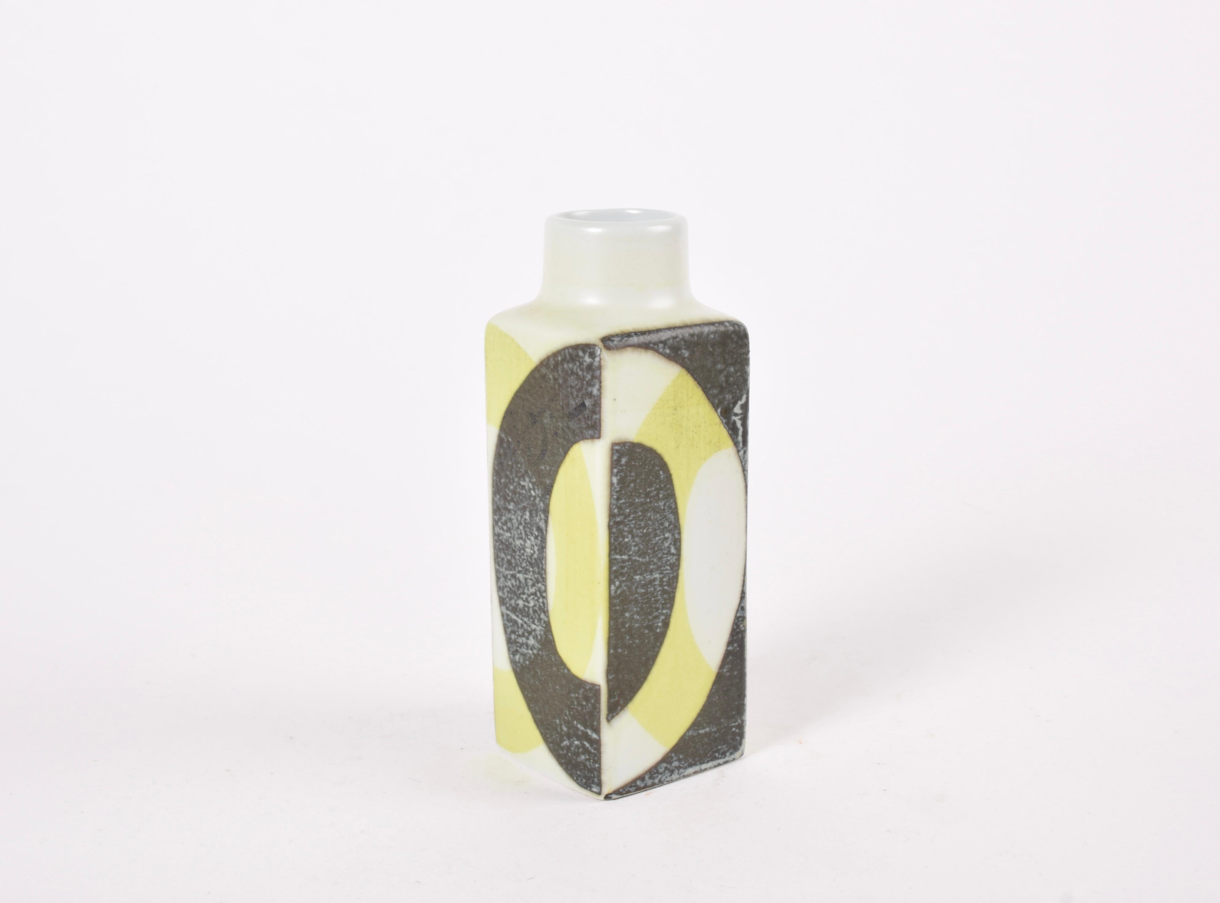 Glazed Pair of Rare Royal Copenhagen Small Baca Vases by Johanne Gerber, Danish 1970s For Sale