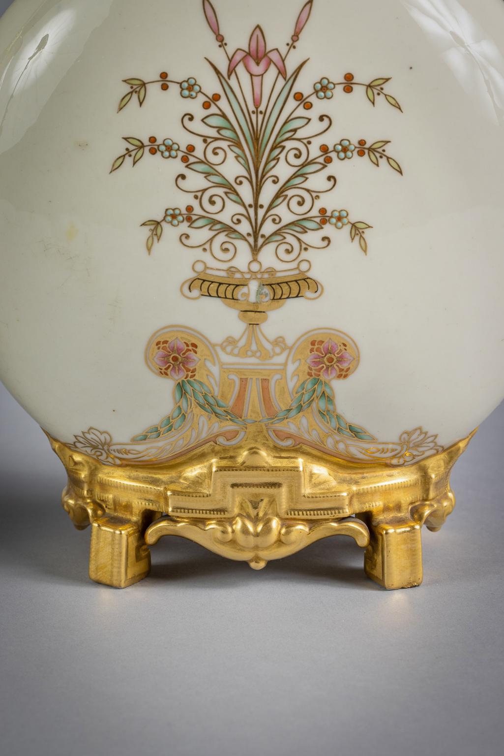 Late 19th Century Pair of Rare Royal Worcester Pate-Sur-Pate Vases, circa 1890 For Sale