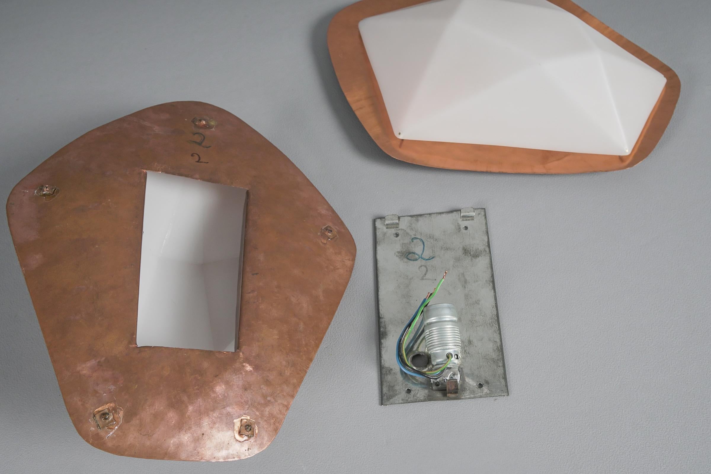 Pair of Rare Rudolf Steiner School Anthroposophical Wall Fixture 1960 For Sale 7