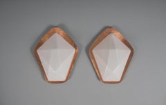 Pair of Rare Rudolf Steiner School Anthroposophical Wall Fixture 1960