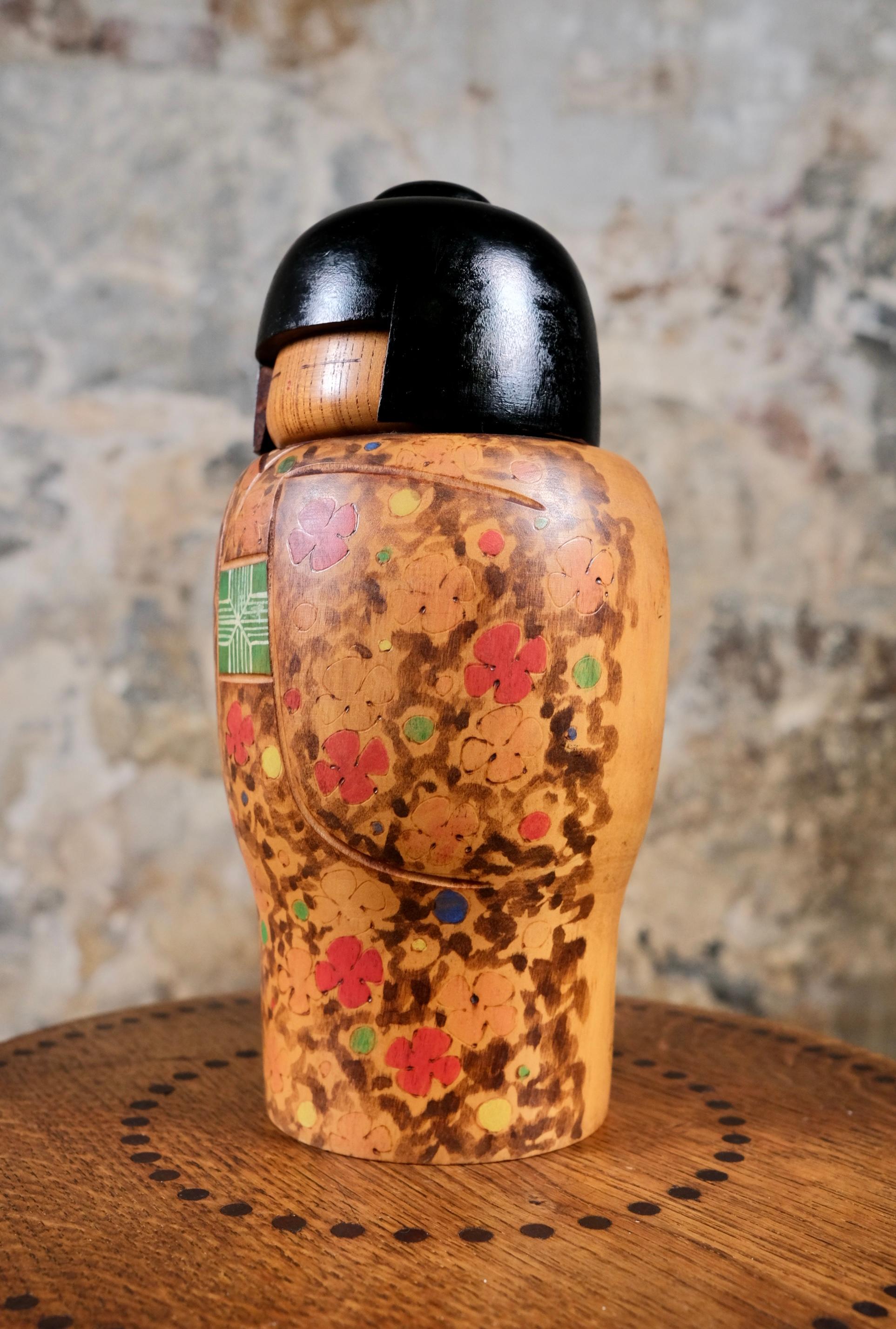 Pareja de raras Sosaku Kokeshi, Japón, años 70 en venta 6