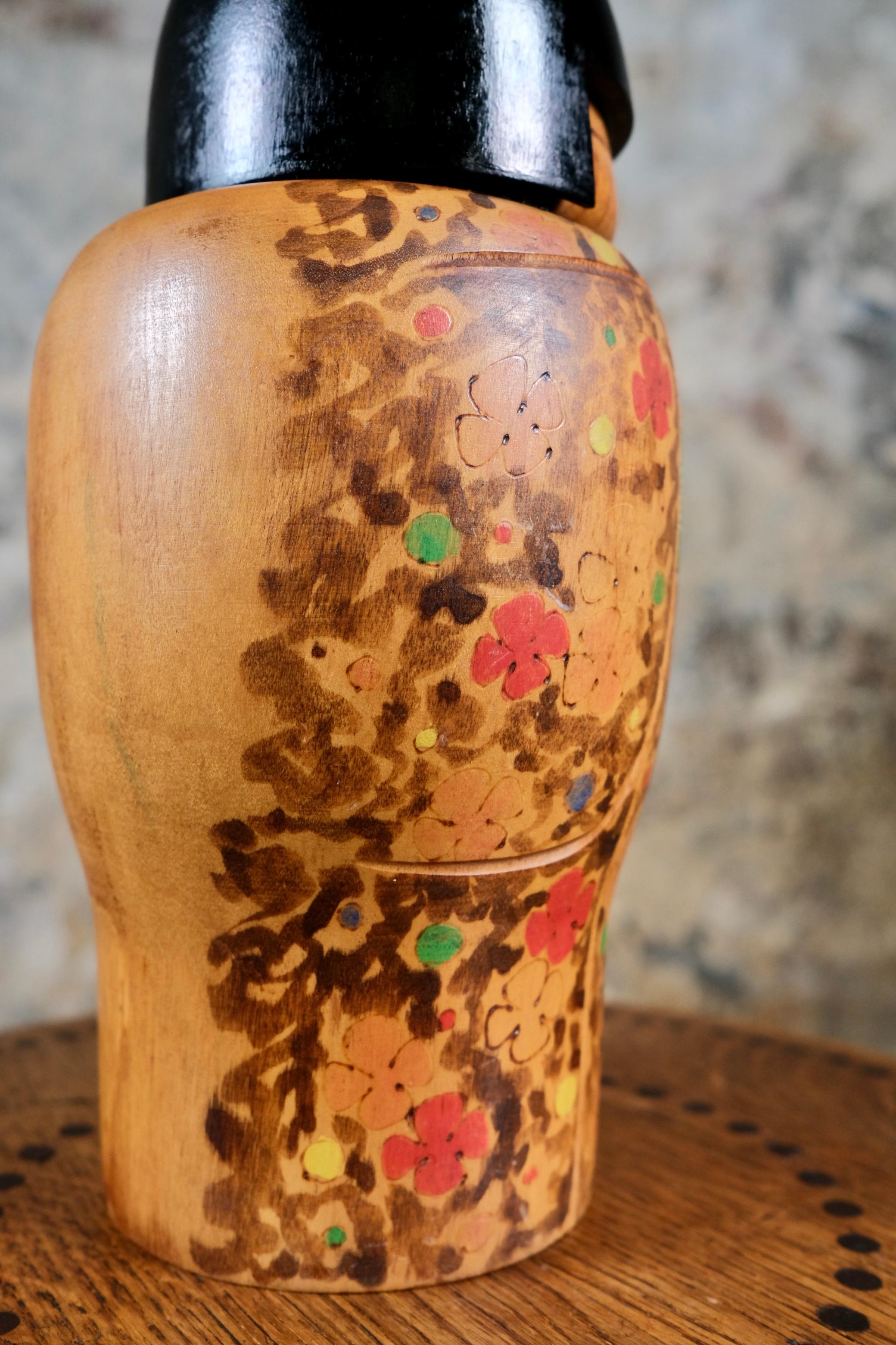 Pareja de raras Sosaku Kokeshi, Japón, años 70 en venta 9