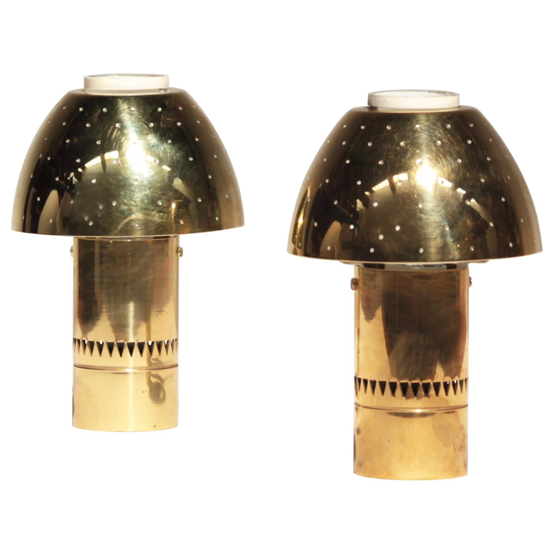 Pair of Rare Table Lamps Lights by Hans-Agne Jakobsson for AB Markaryd, Sweden