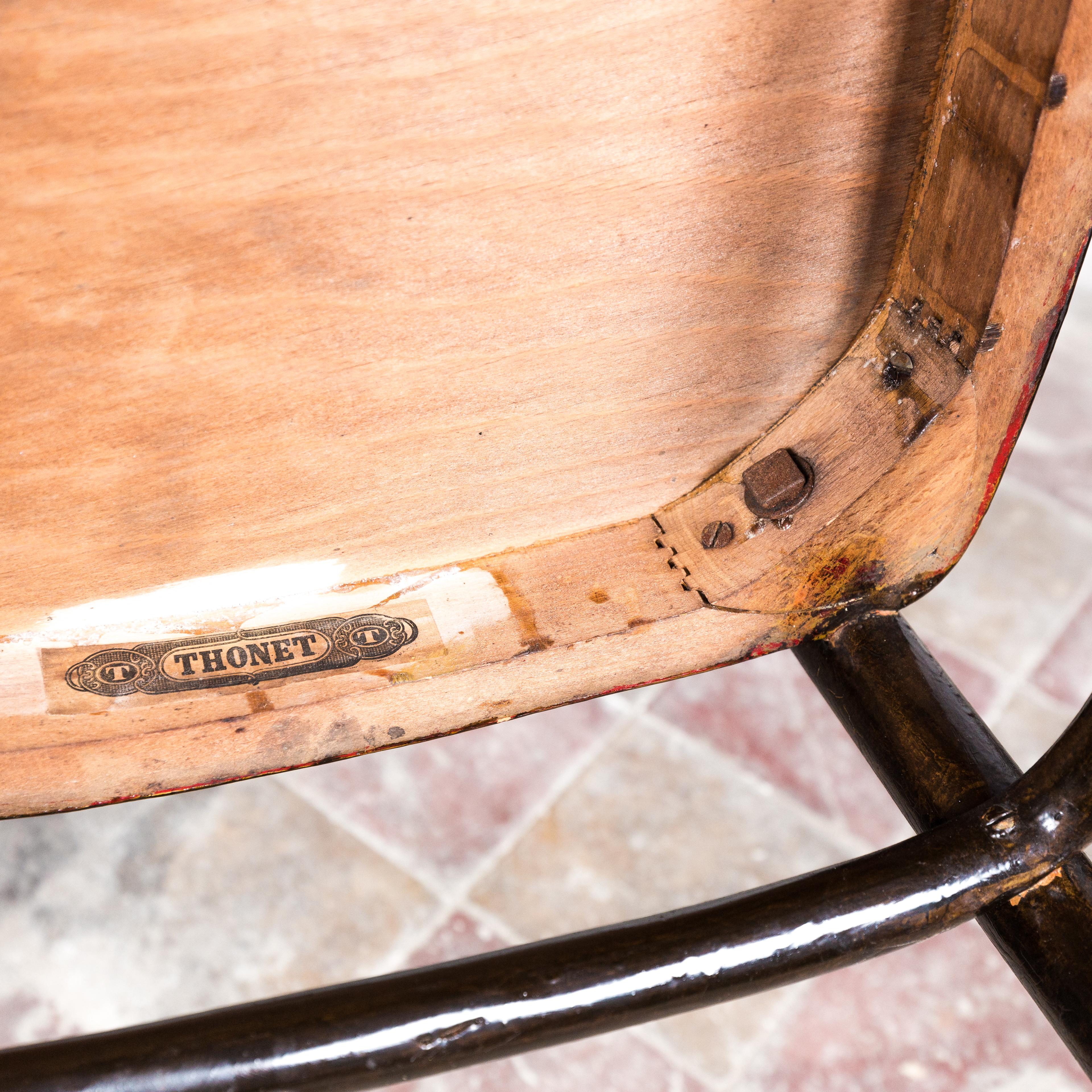 Coppia di rare poltrone Thonet A 63/F di Adolf Gustav Schneck 4