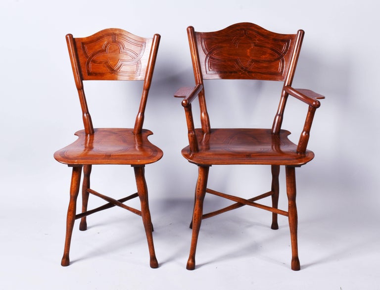 Pair of Rare Chairs Model 110 For Sale at 1stDibs