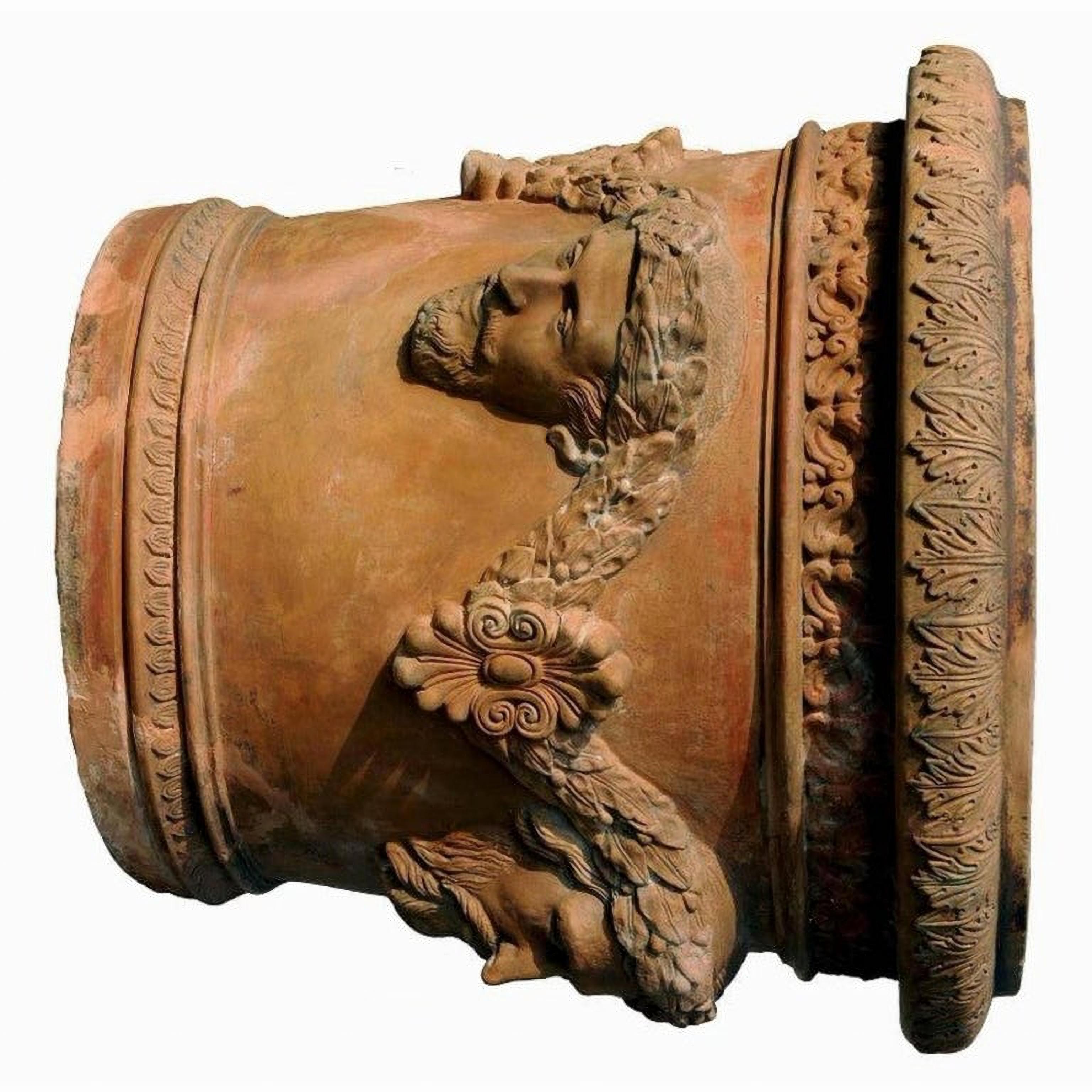 Italian Pair of Rare Tuscan Vase 