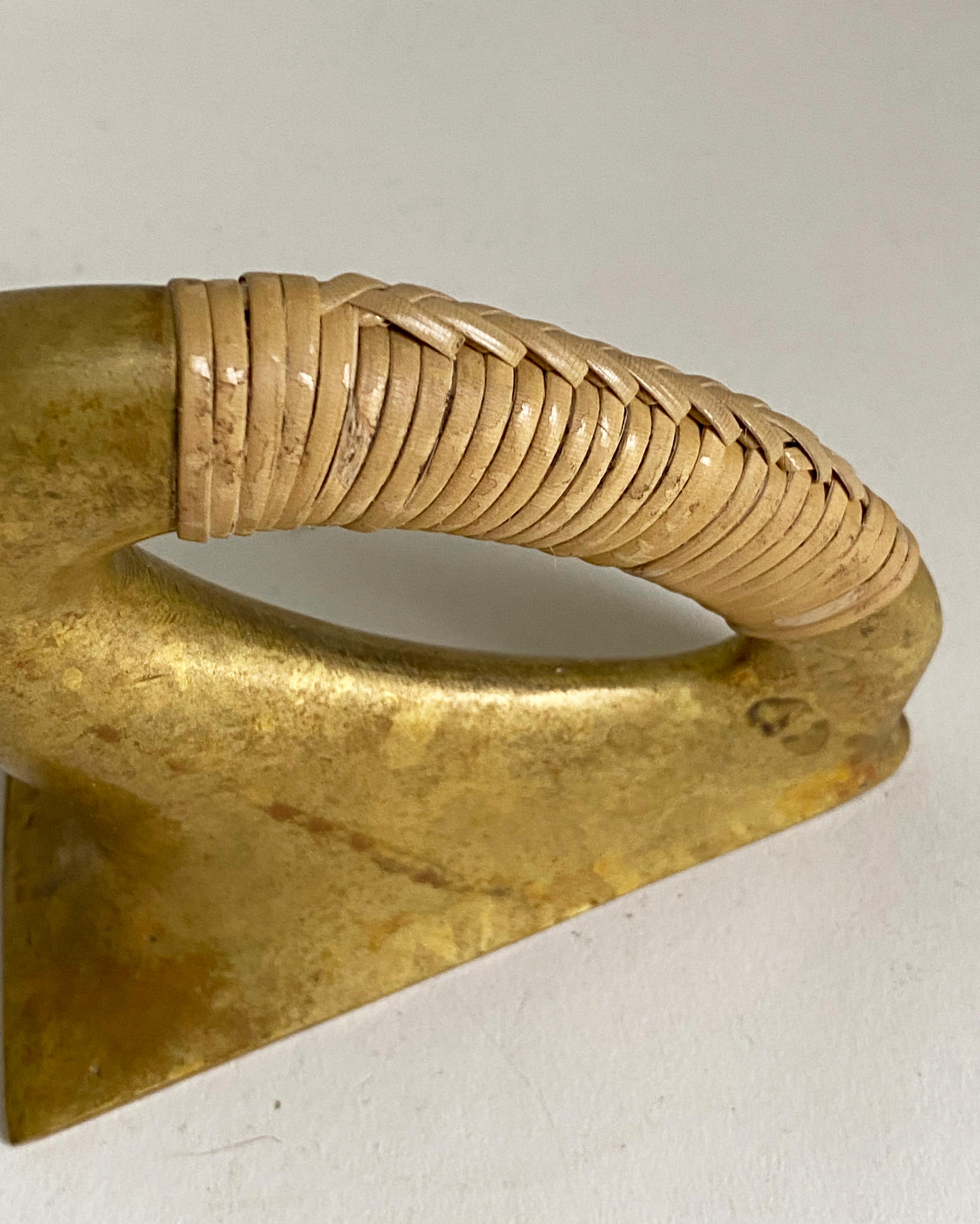 Pair of Rare Vintage Carl Auböck Bookends, Austria, 1950s For Sale 1