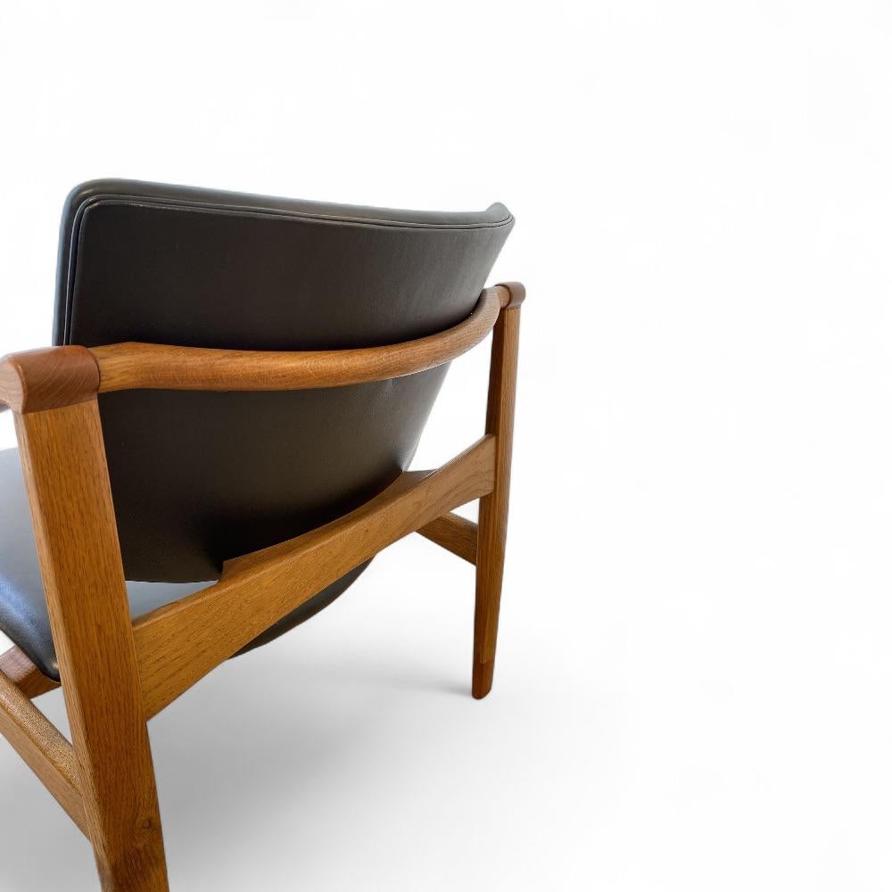 Paar seltene Vintage-Sessel von William Watting, Design 1950er Jahre (Leder) im Angebot