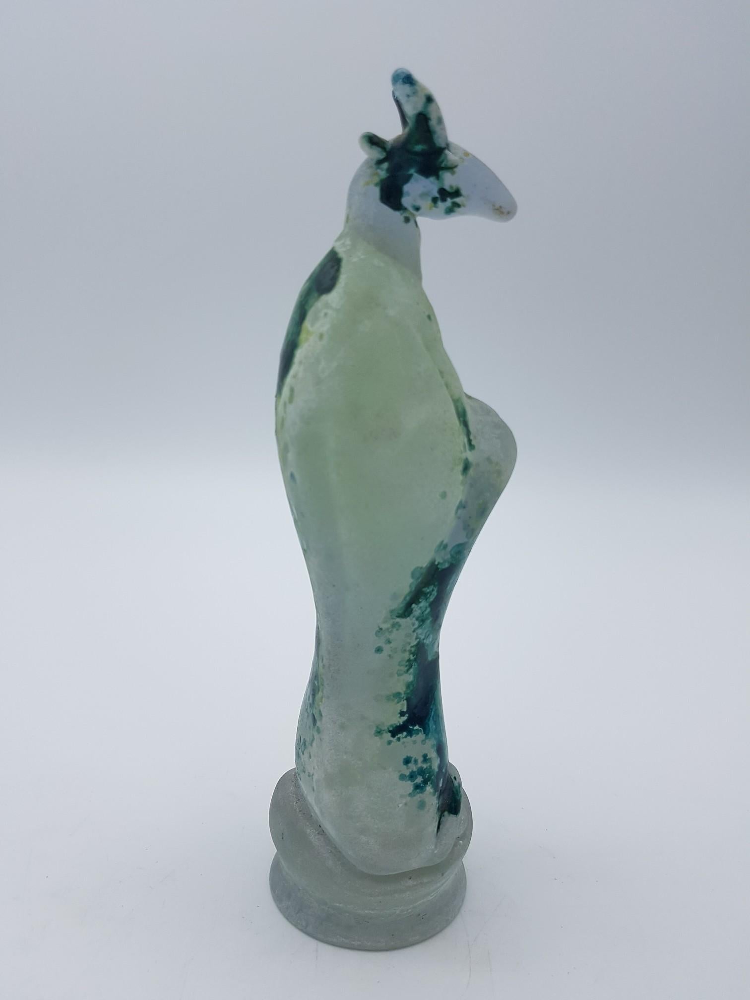 Pair of Rare Vintage Murano Glass Zoomorphic Satuettes by E. Nason at Cenedese For Sale 8