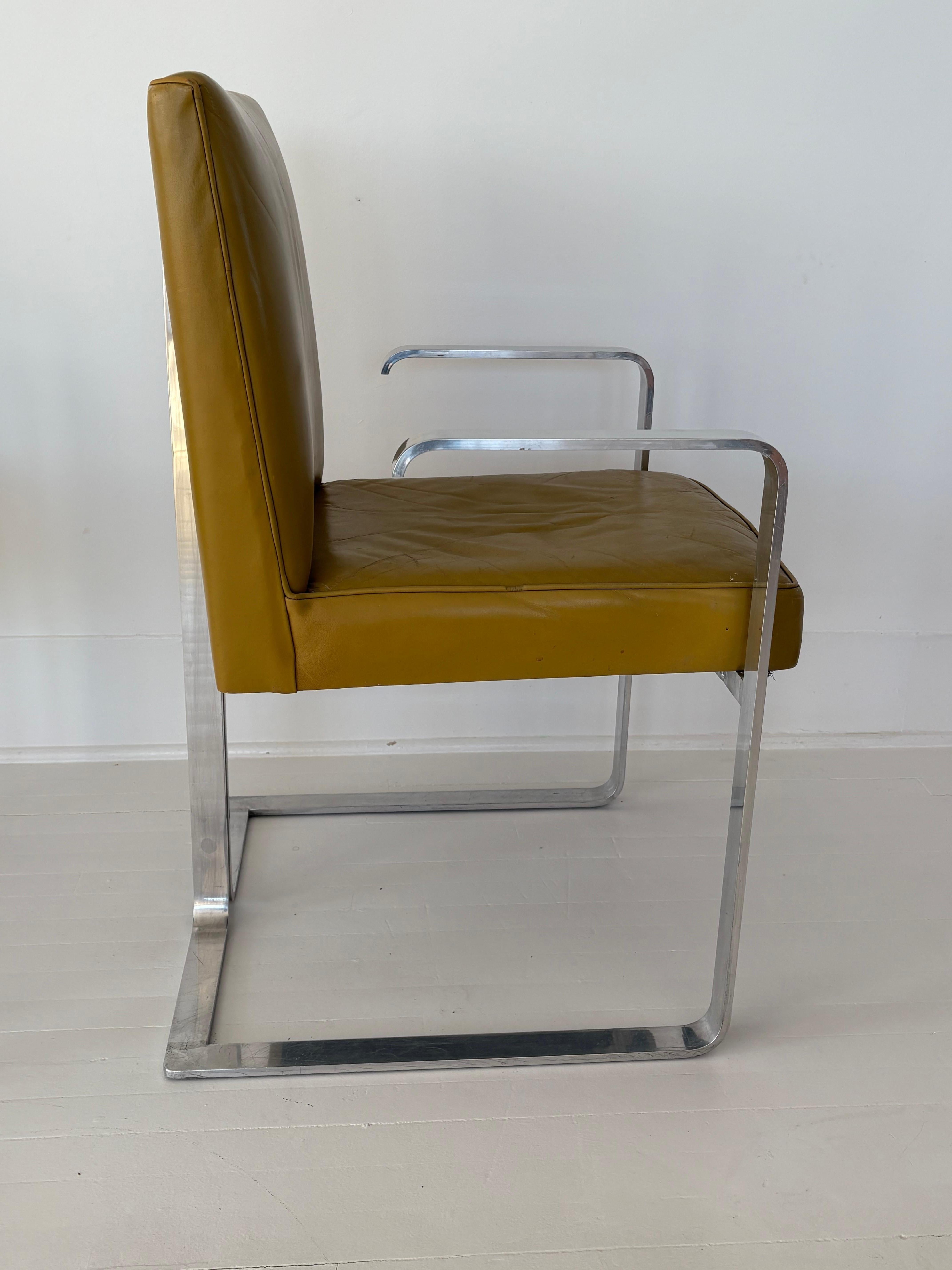 Pair of Rare Vladimir Kagan 1960s Arm Dining Chairs For Sale 7