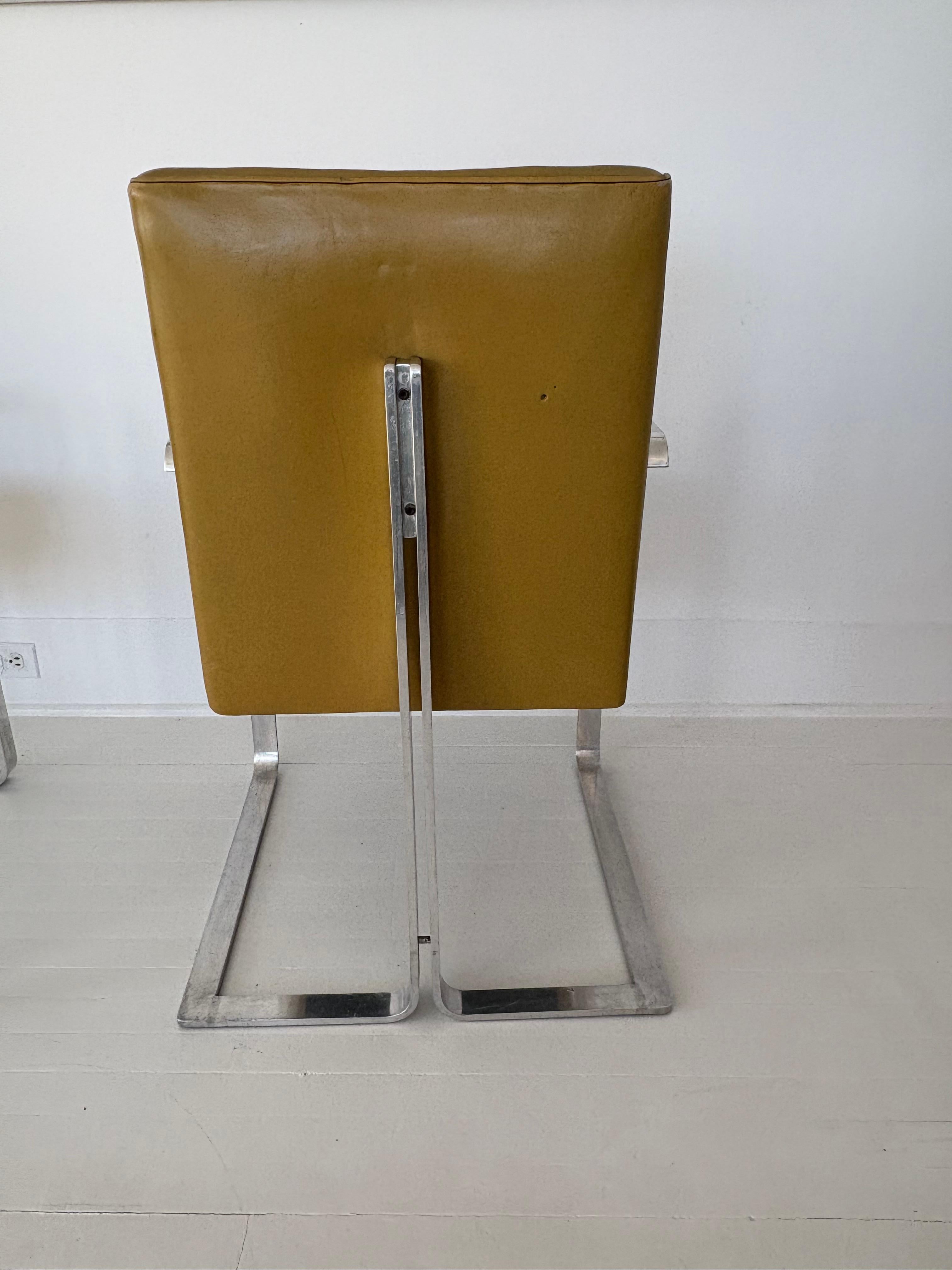 Mid-Century Modern Pair of Rare Vladimir Kagan 1960s Arm Dining Chairs For Sale